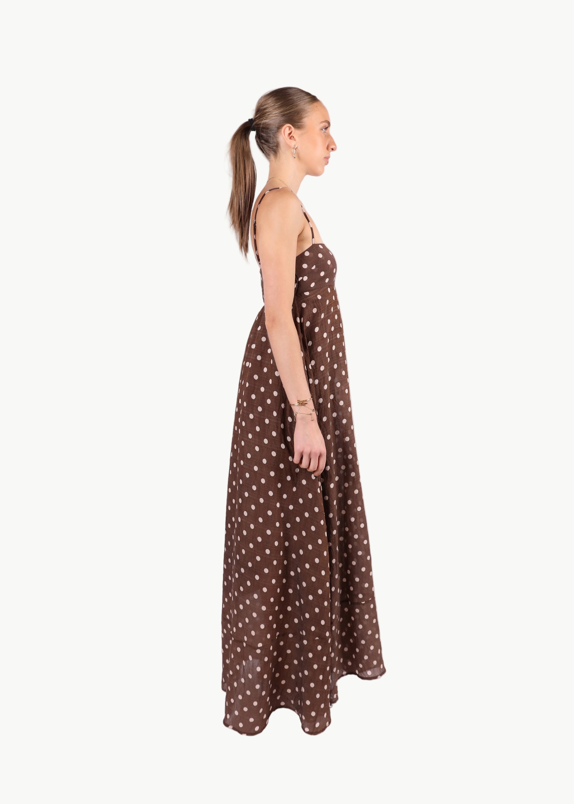 POLKA MUSE MAXI DRESS