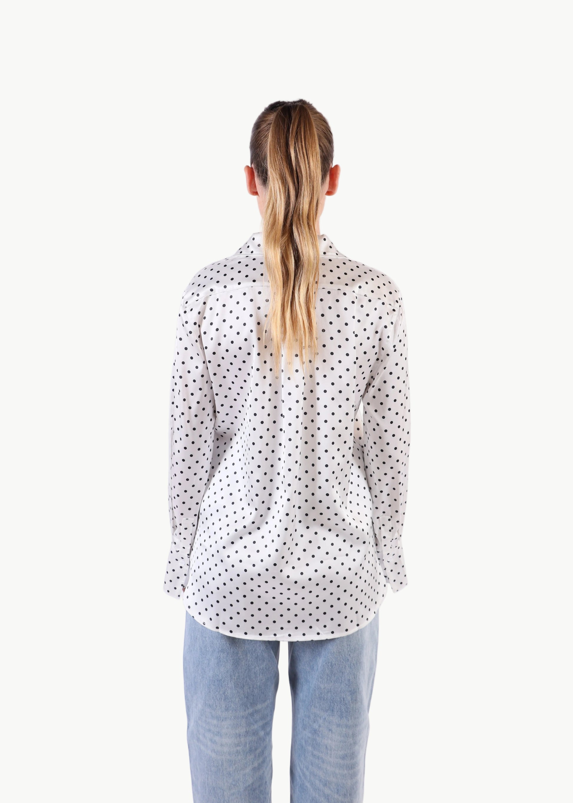 SATIN POLKA SHIRT La Libéré
