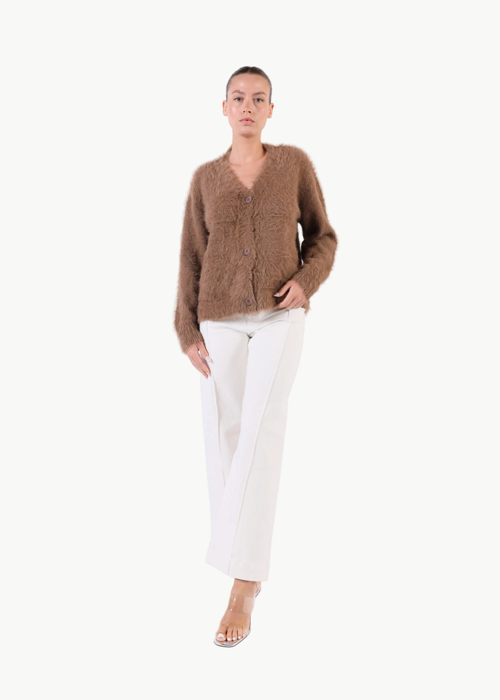 ALARA FLUFFY CARDIGAN La Libéré