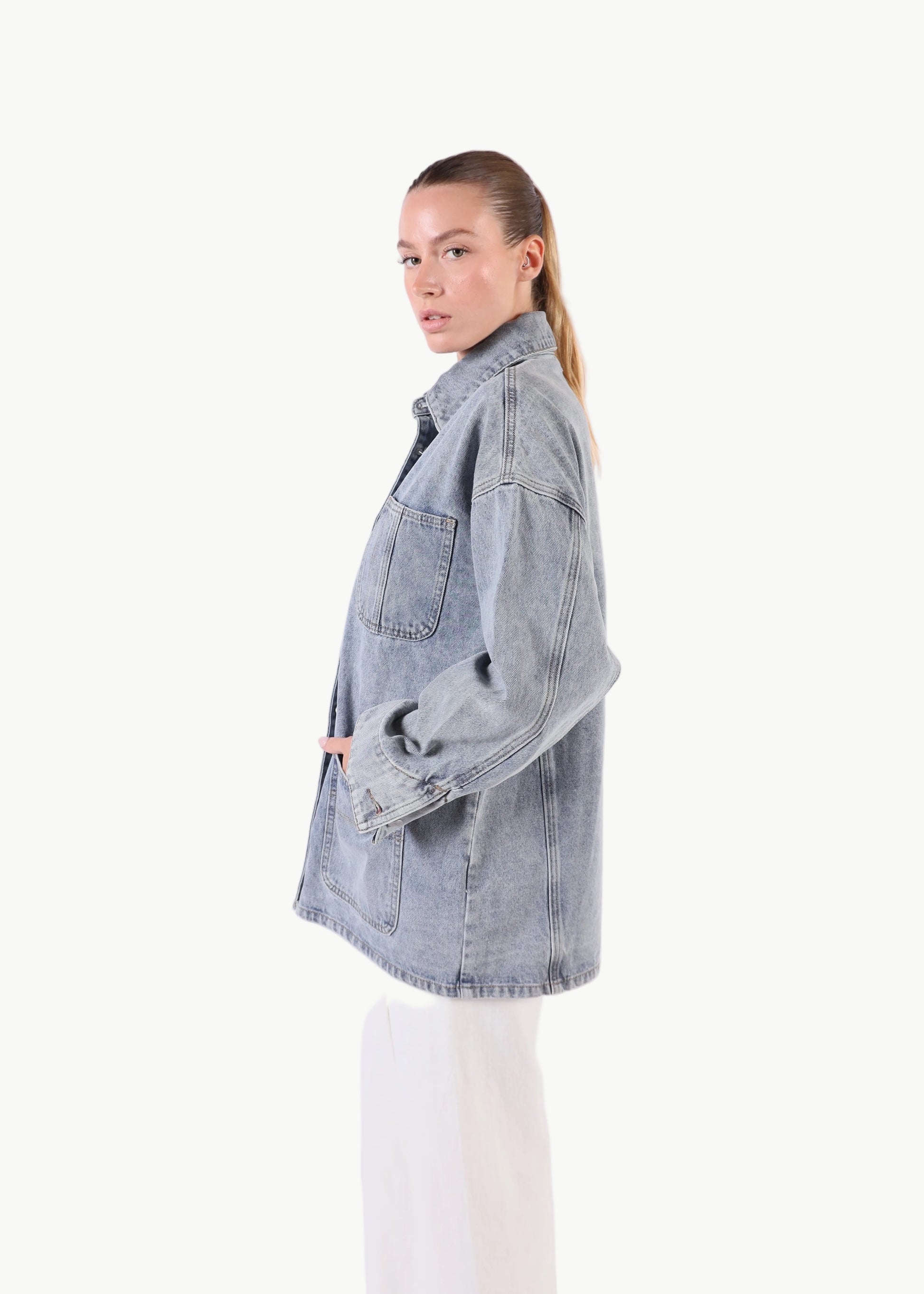 LYRA OVERSIZED DENIM JACKET La Libéré
