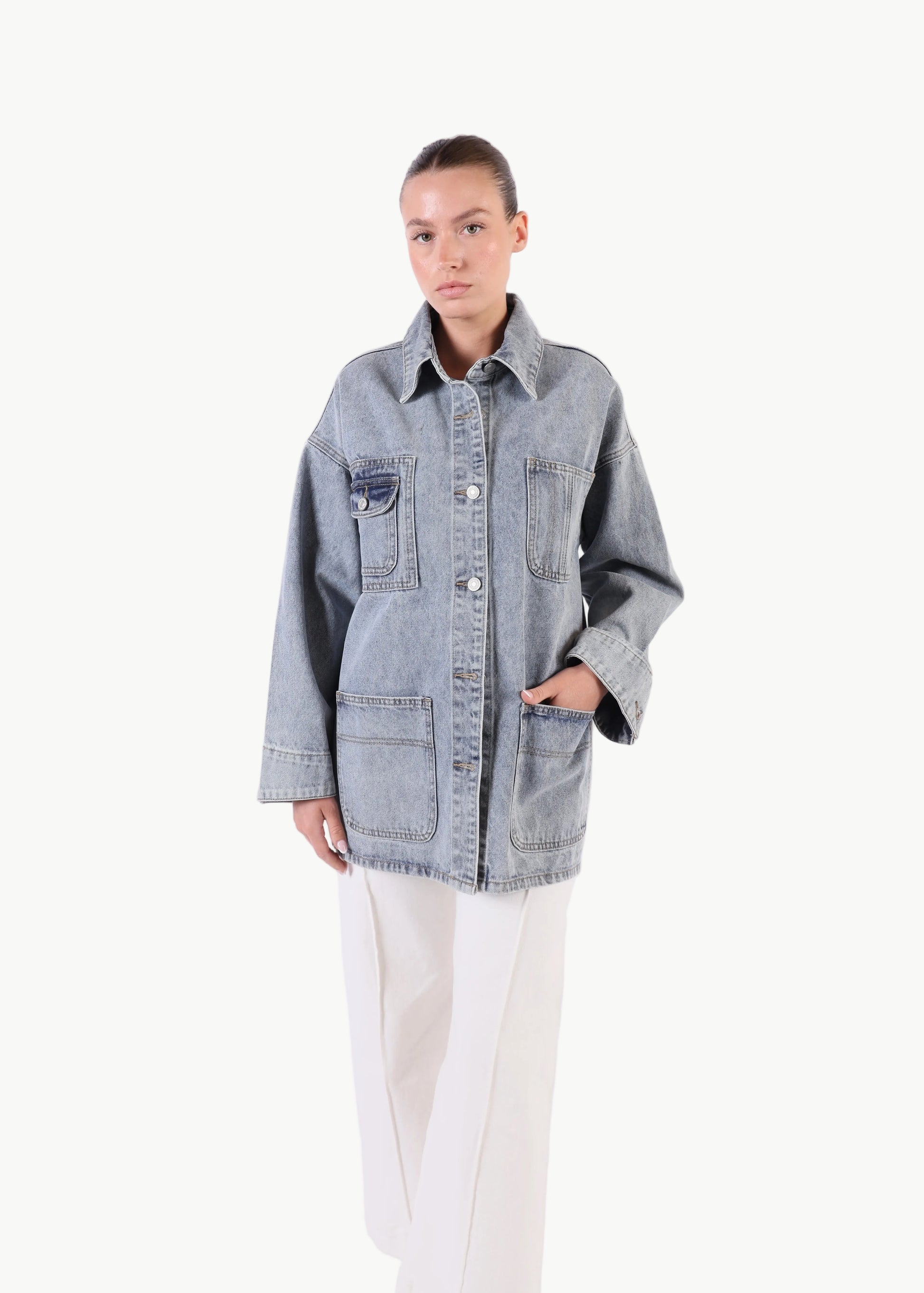 LYRA OVERSIZED DENIM JACKET La Libéré