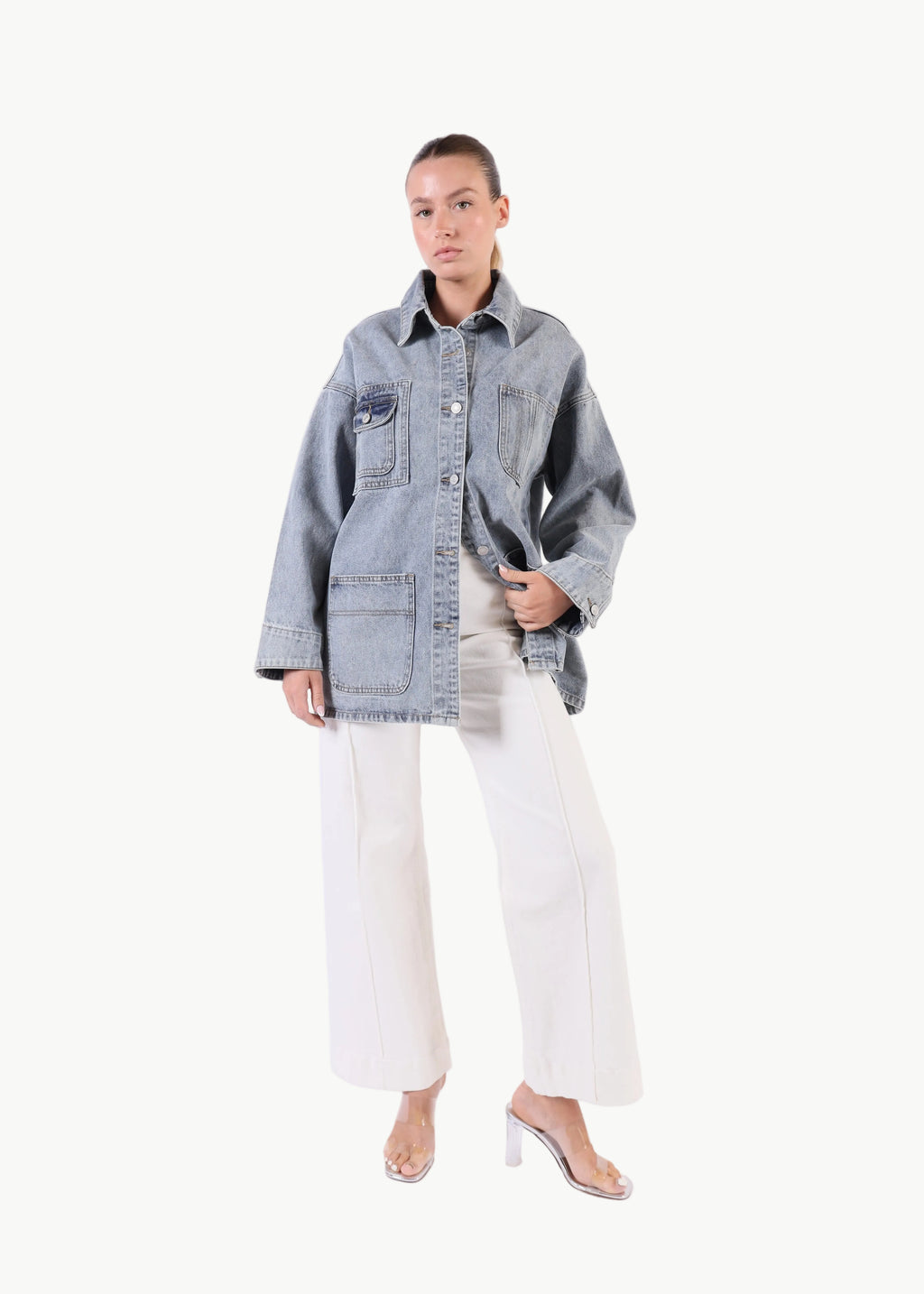 LYRA OVERSIZED DENIM JACKET La Libéré