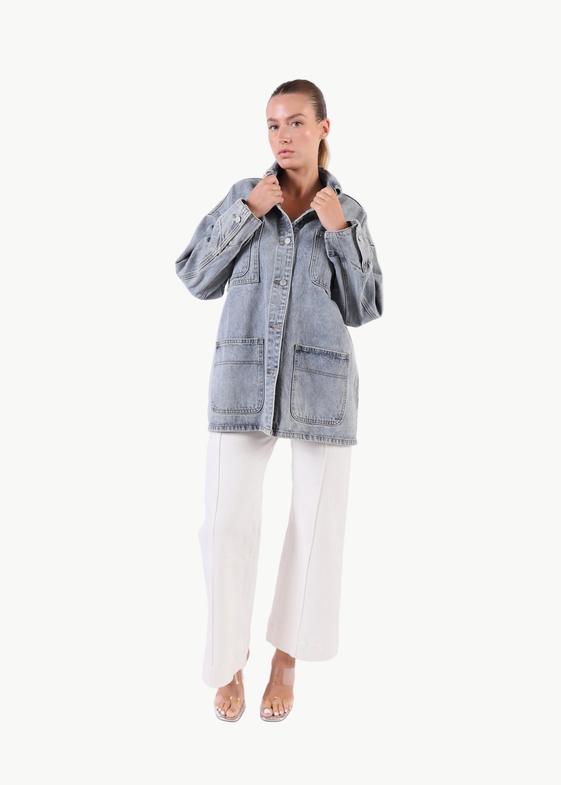 LYRA OVERSIZED DENIM JACKET La Libéré