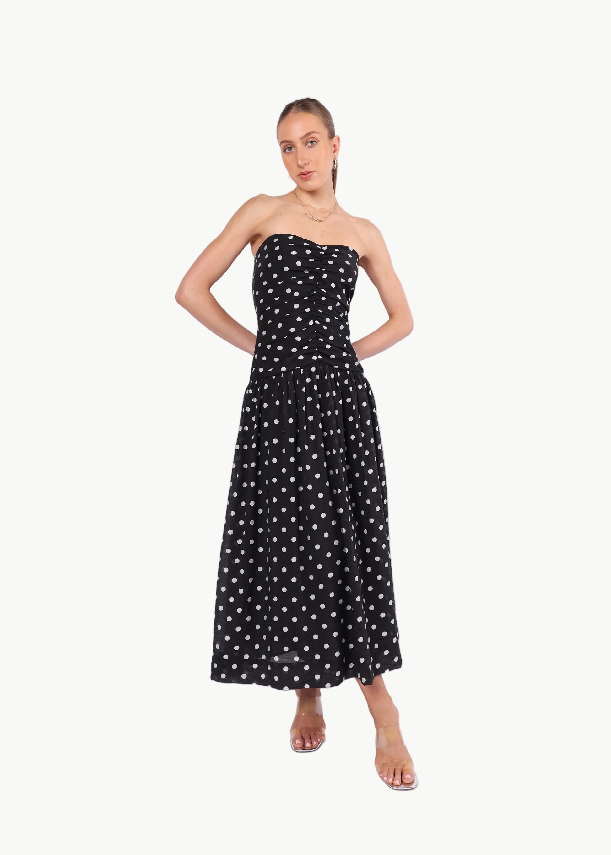 POLKA MUSE MIDI DRESS