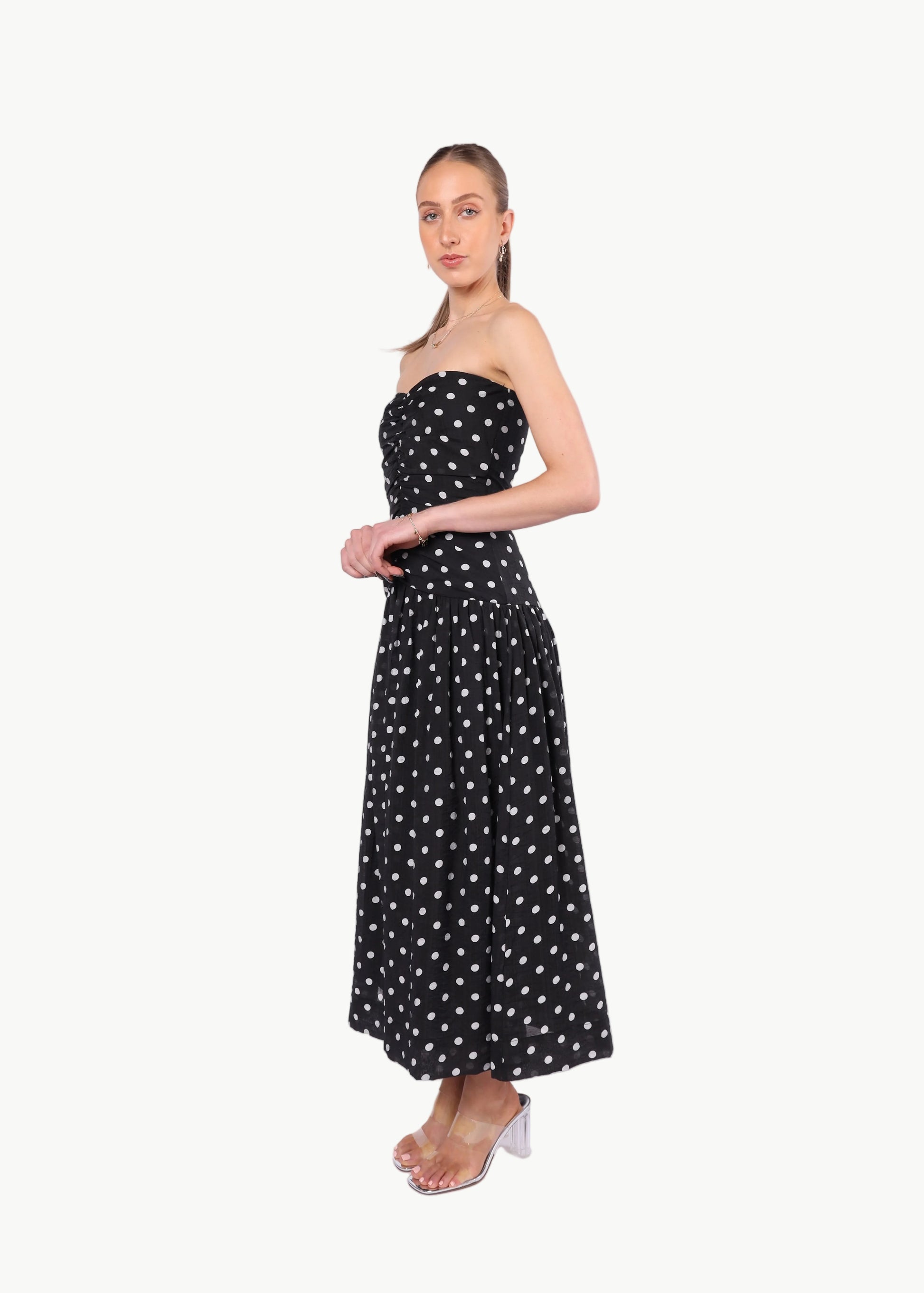 POLKA MUSE MIDI DRESS
