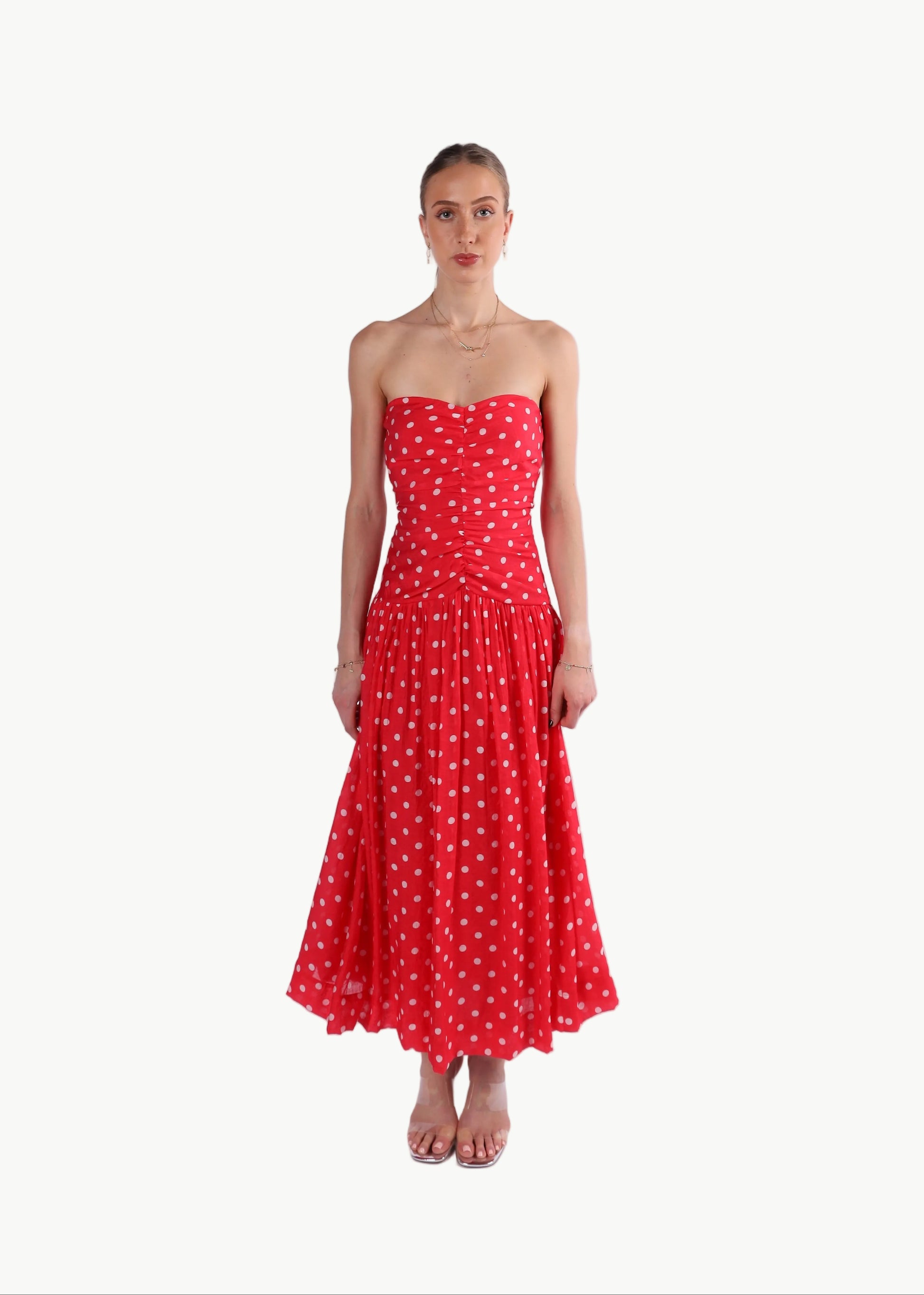 POLKA MUSE MIDI DRESS