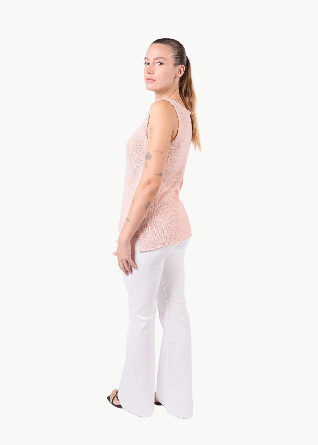 V NECK KNITTED VEST La Libéré