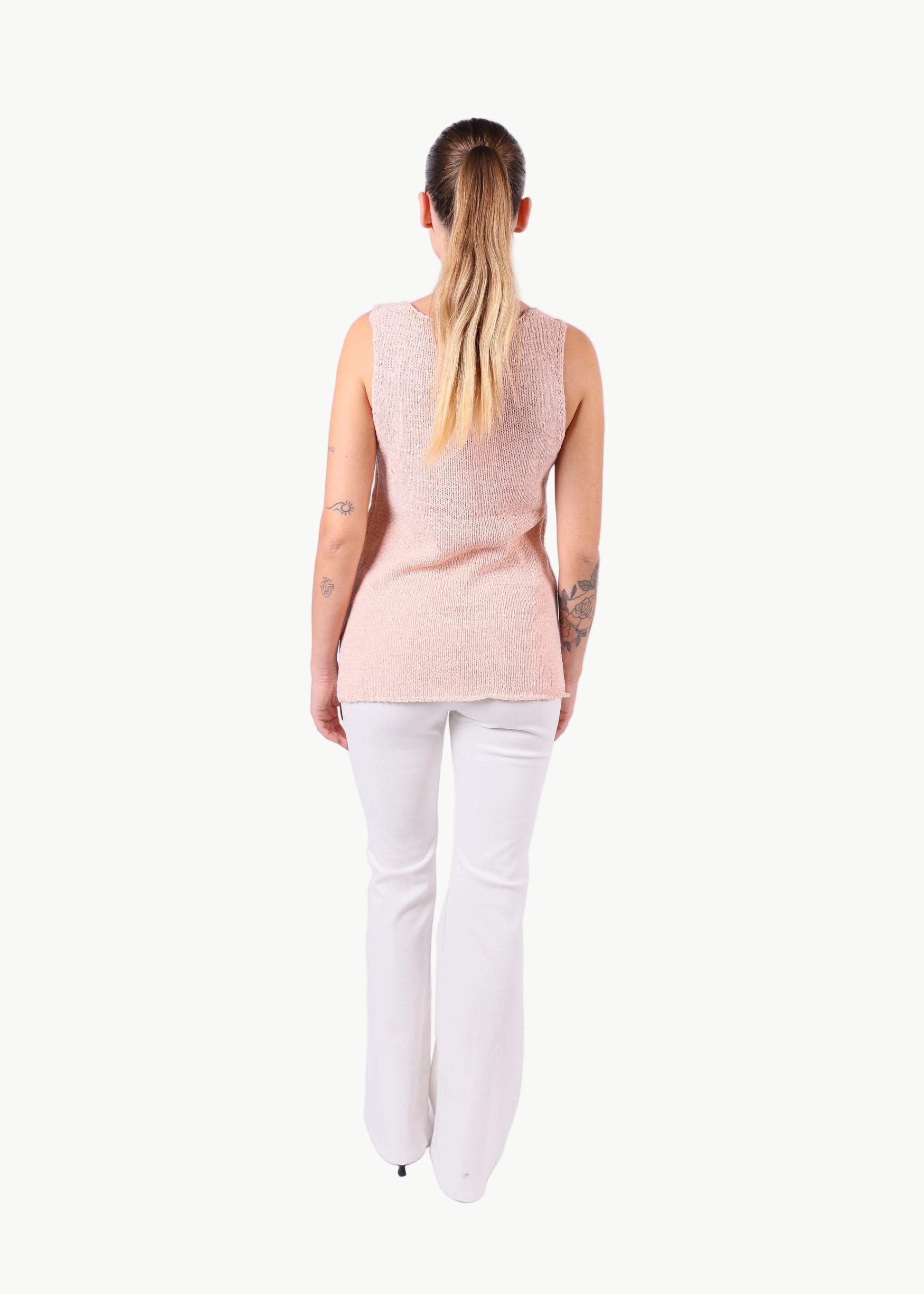 V NECK KNITTED VEST La Libéré
