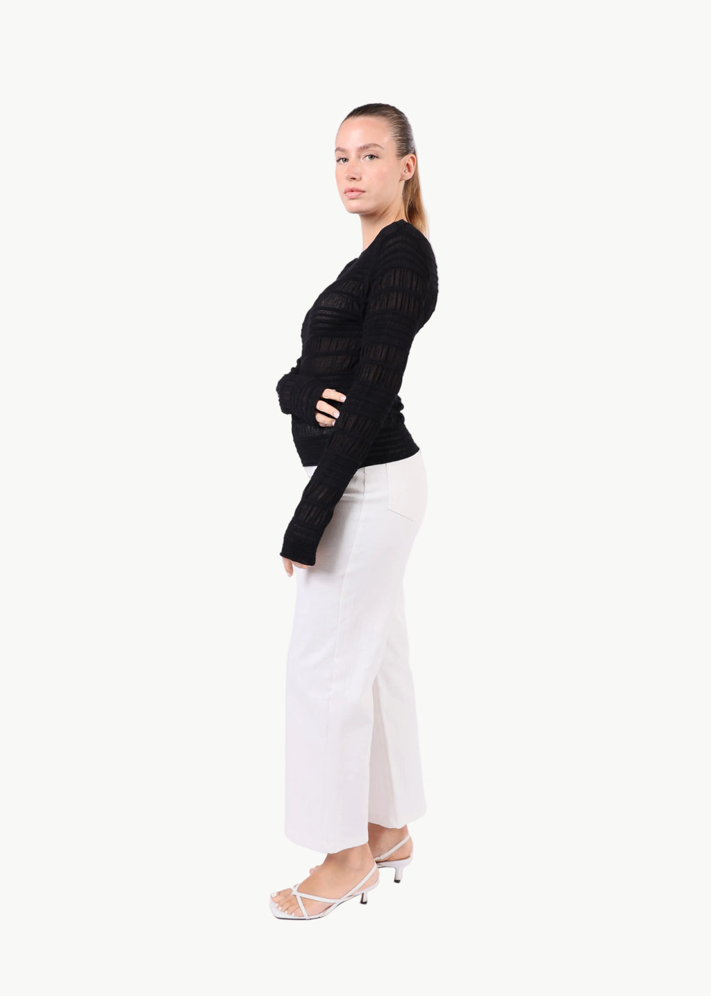 LUMI SHEER KNIT TOP La Libéré
