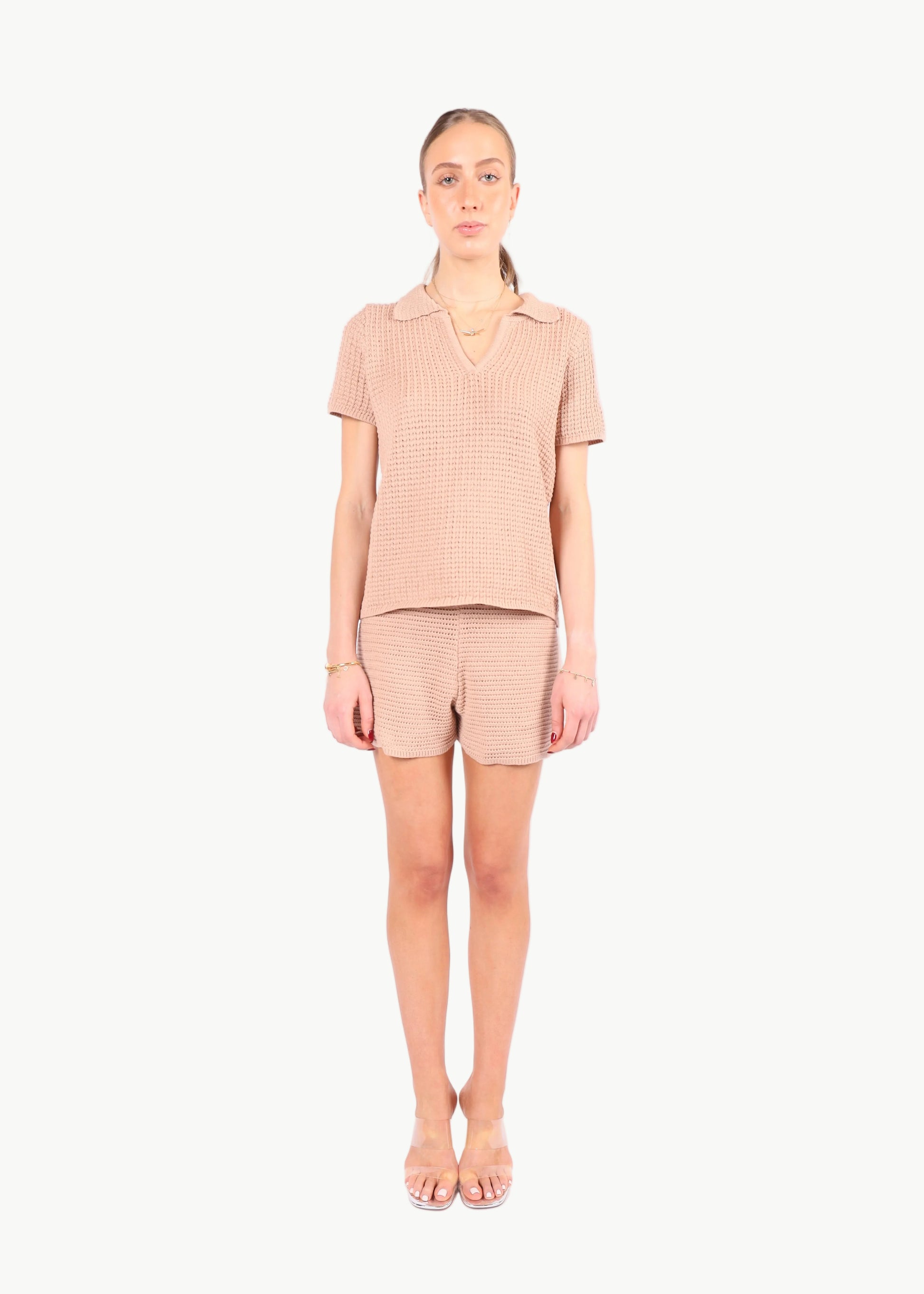 MARINA KNIT POLO SHIRT