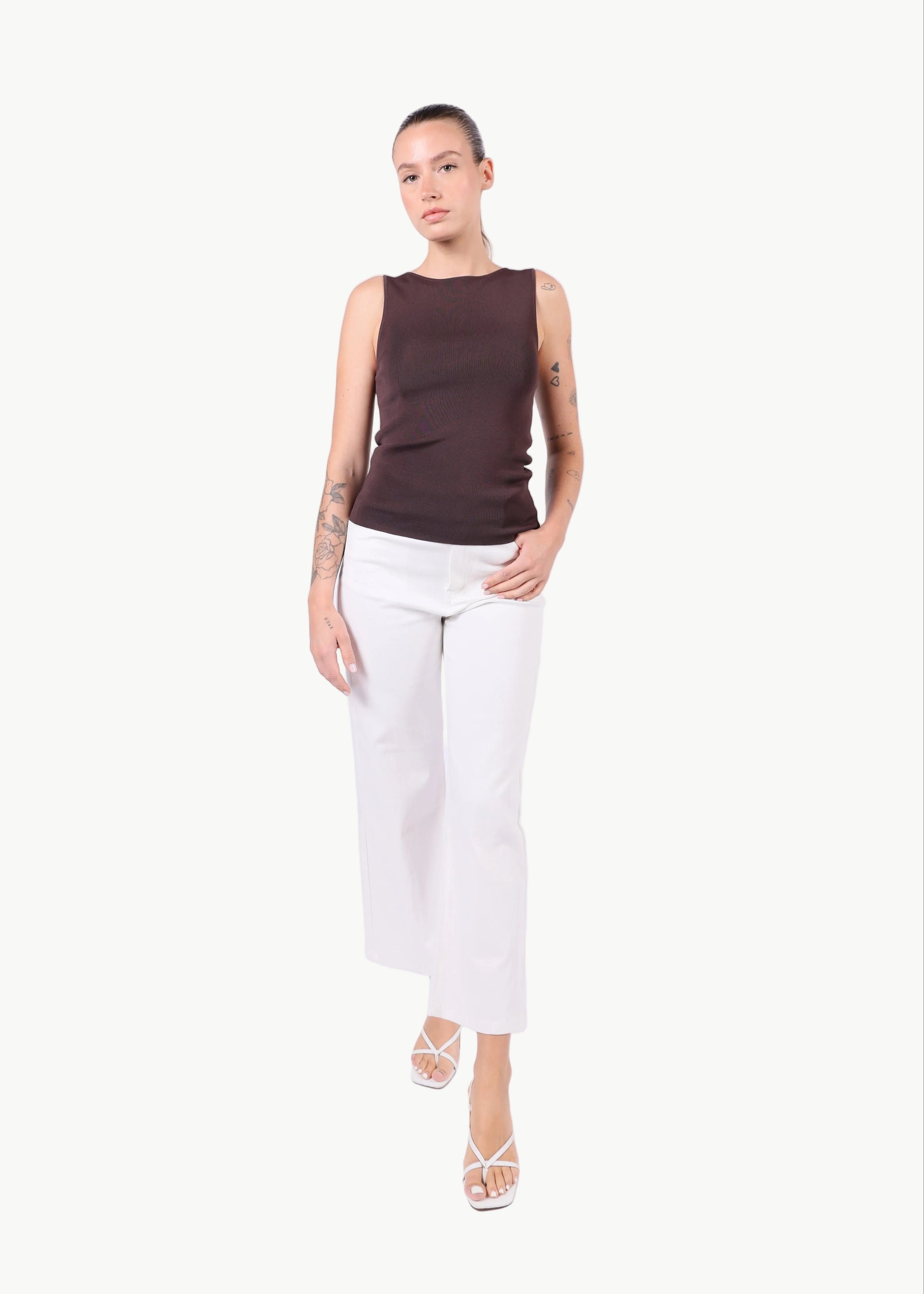 NOEMIE BOAT NECK KNIT TOP La Libéré