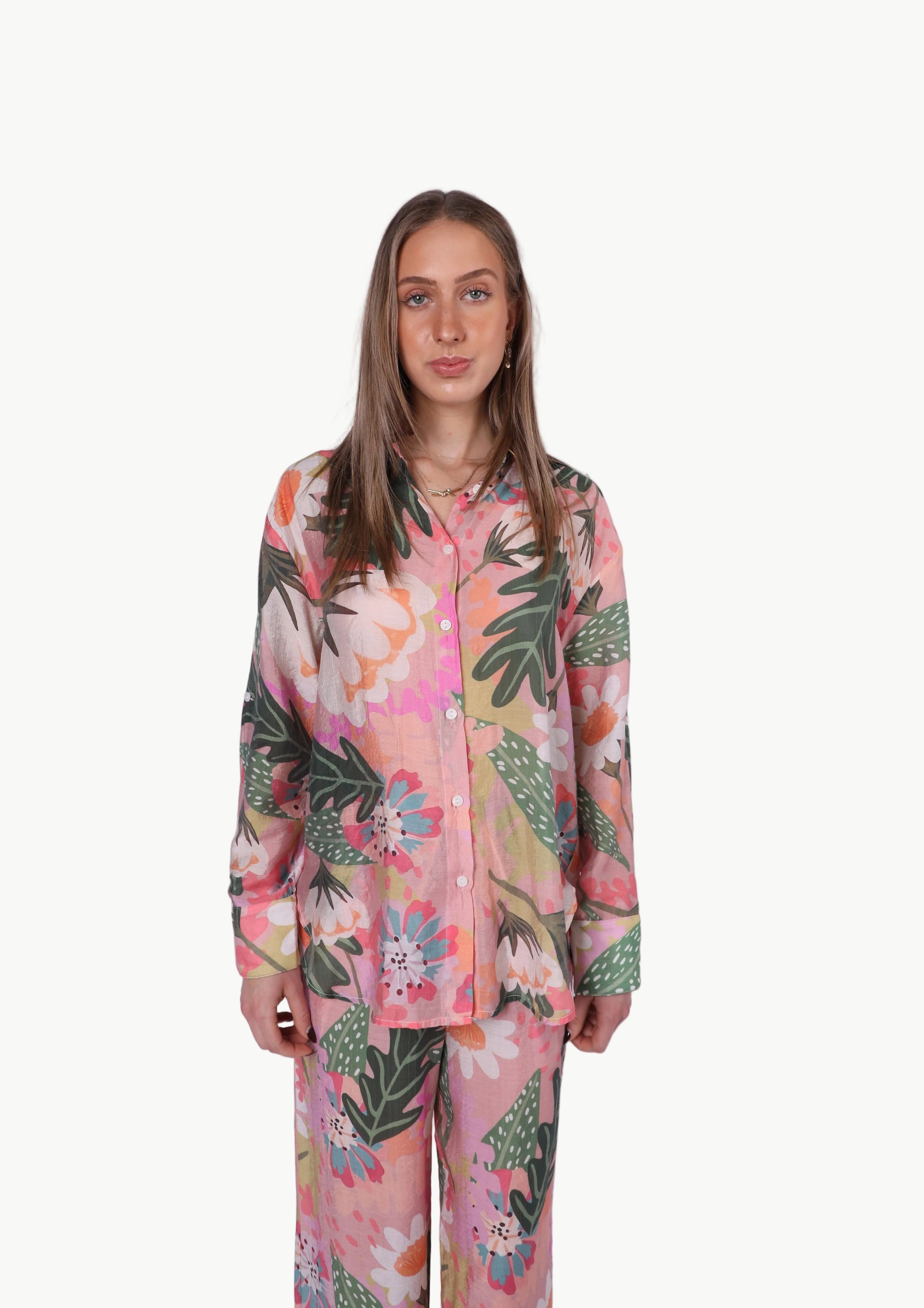 ISLA RELAXED BUTTON SHIRT La Libéré