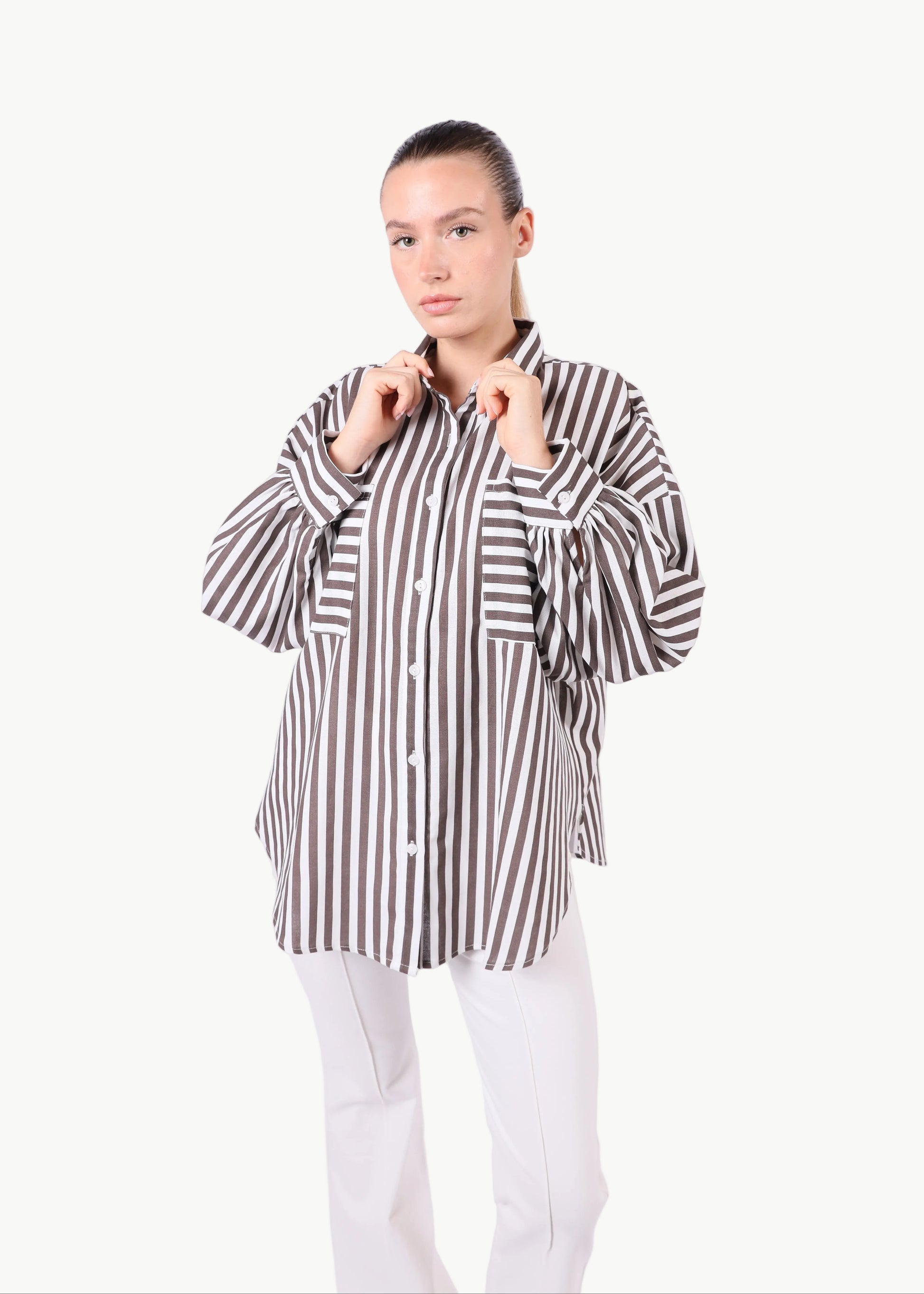 FLOREA BALLOON SLEEVE SHIRT (Copy) La Libéré