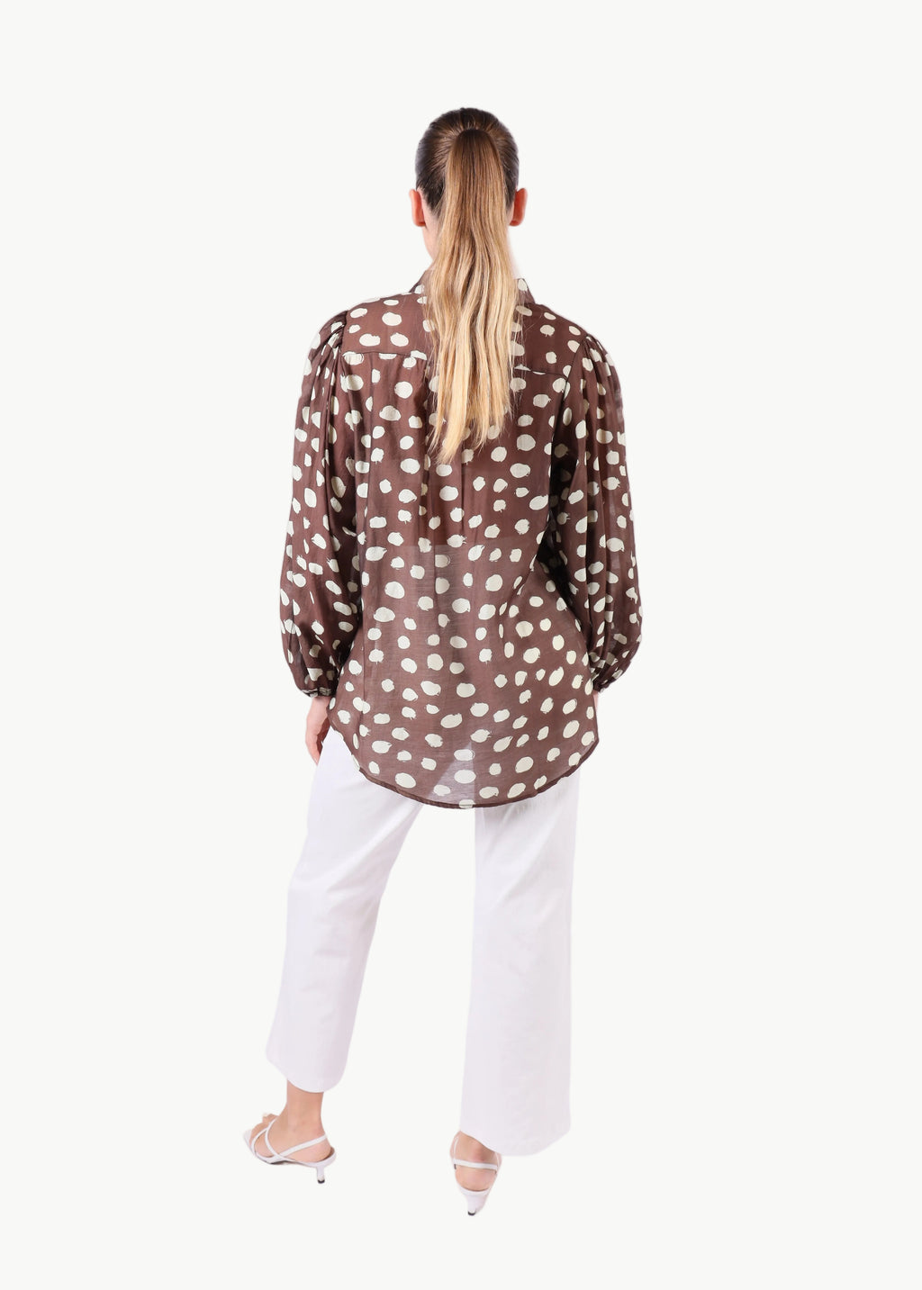 FLOREA BALLOON SLEEVE SHIRT (Copy) La Libéré