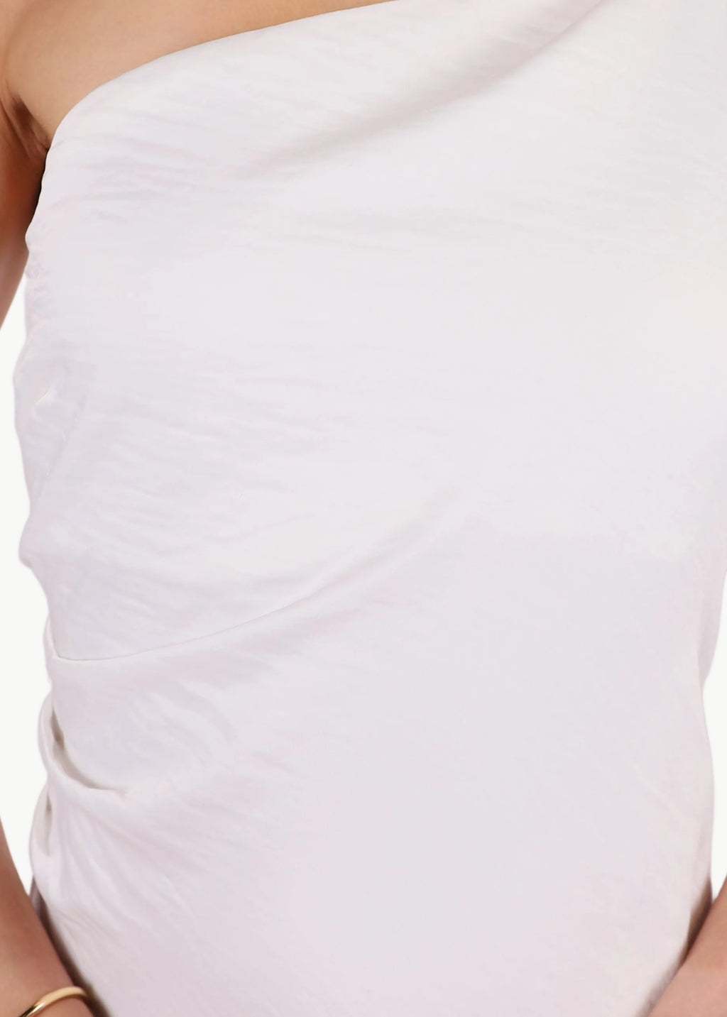 SELENE ONE-SHOULDER MIDI DRESS