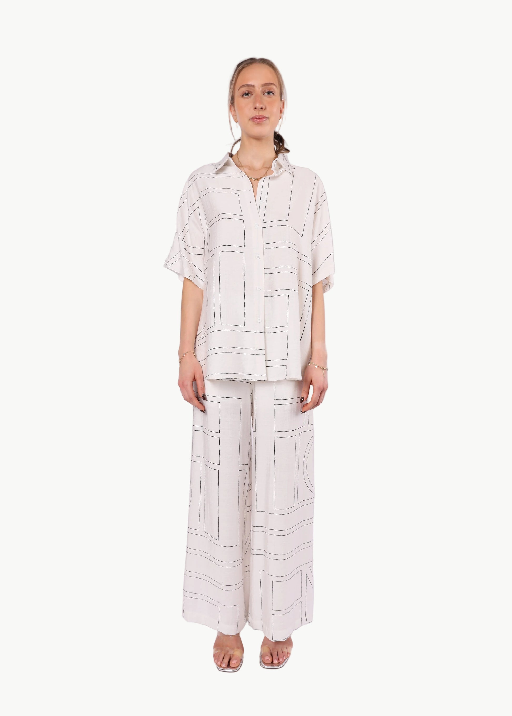 RIVIERA GEOMETRIC SHIRT La Libéré