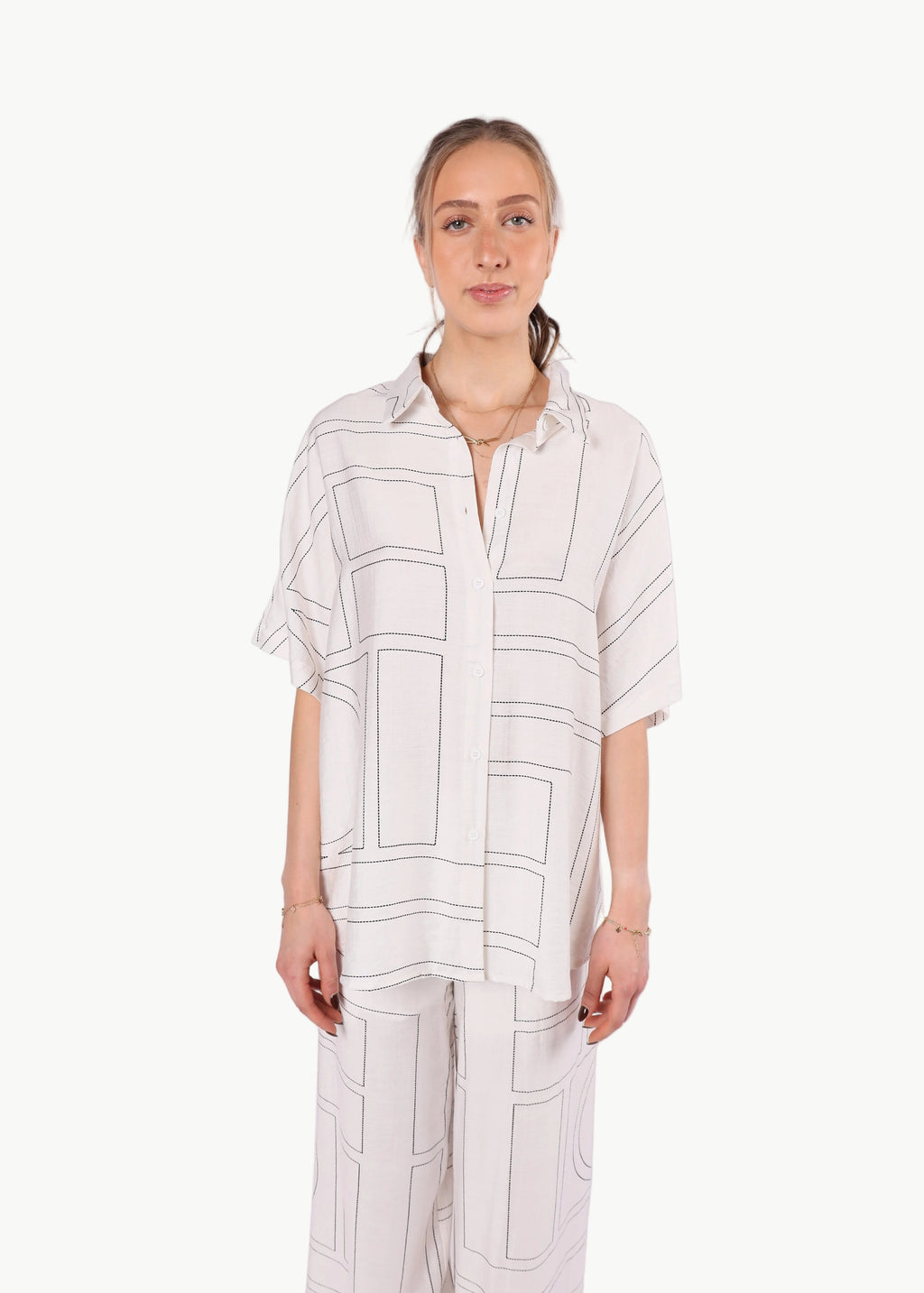 RIVIERA GEOMETRIC SHIRT La Libéré