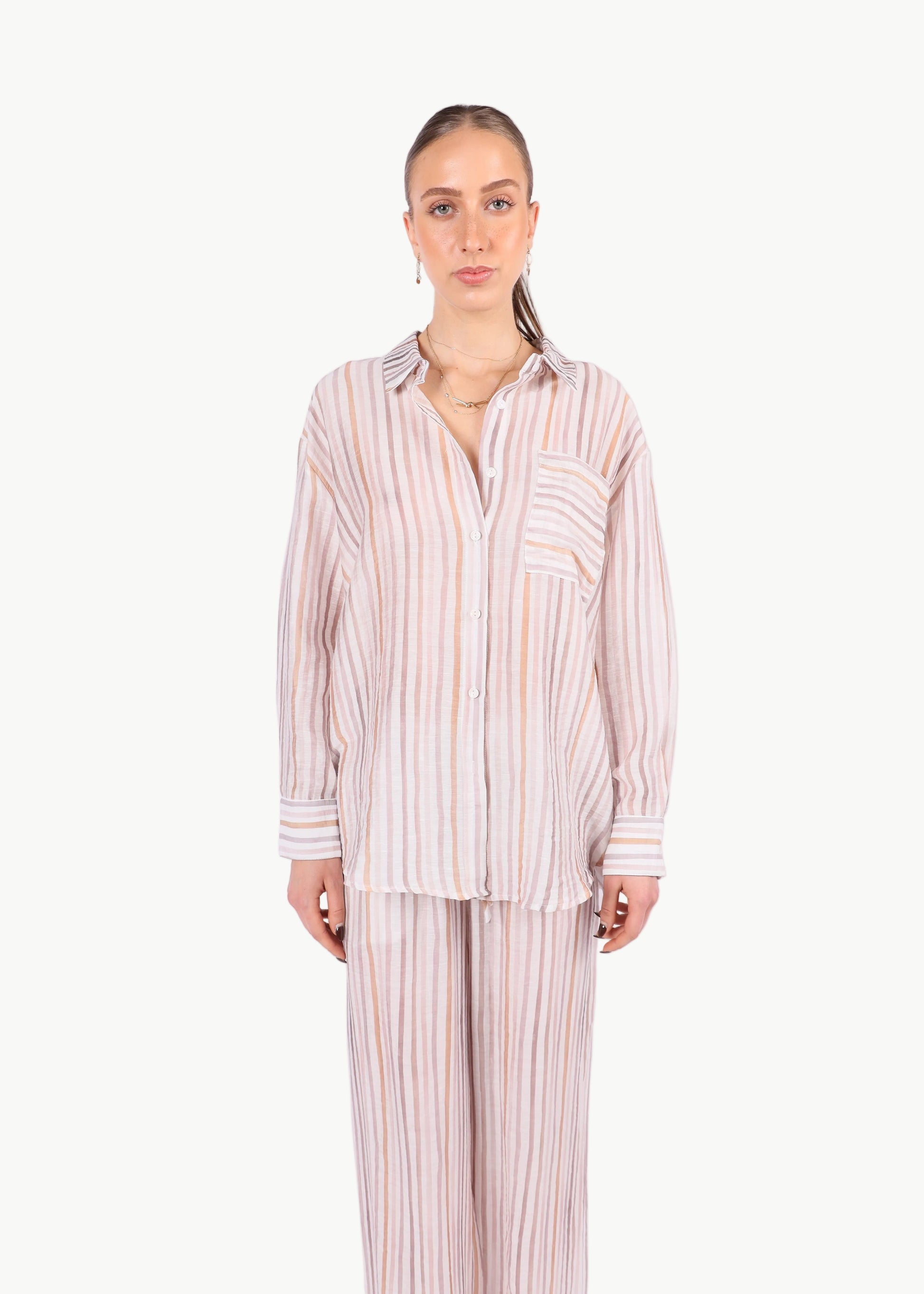 CELIA OVERSIZED STRIPE SHIRT La Libéré
