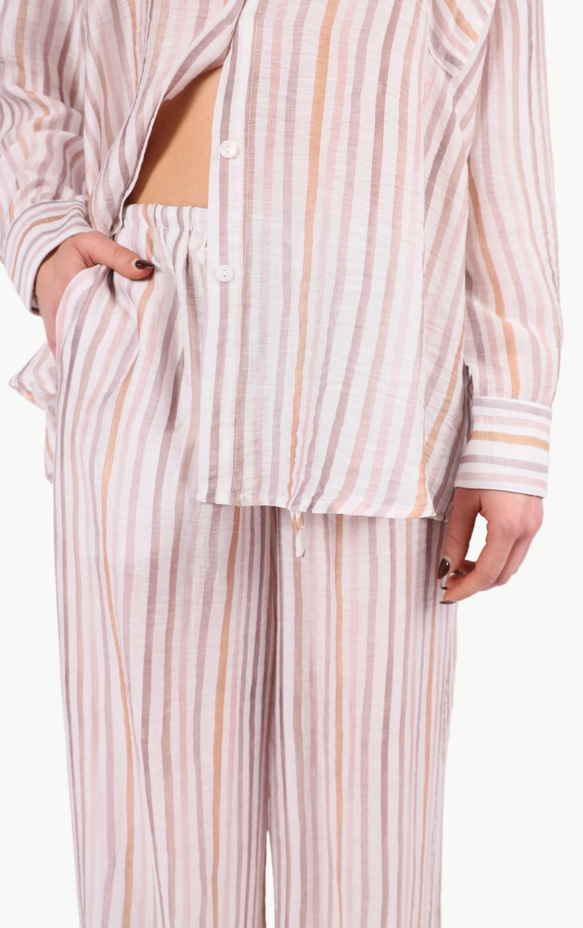 CELIA PULL-STRING STRIPE PANTS La Libéré