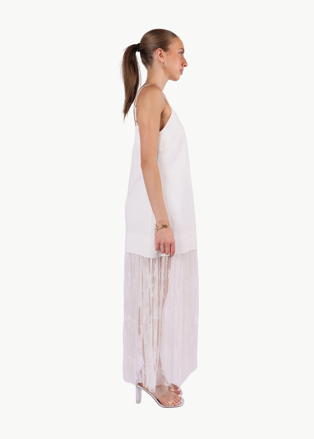 AMARA LINEN MIDI DRESS