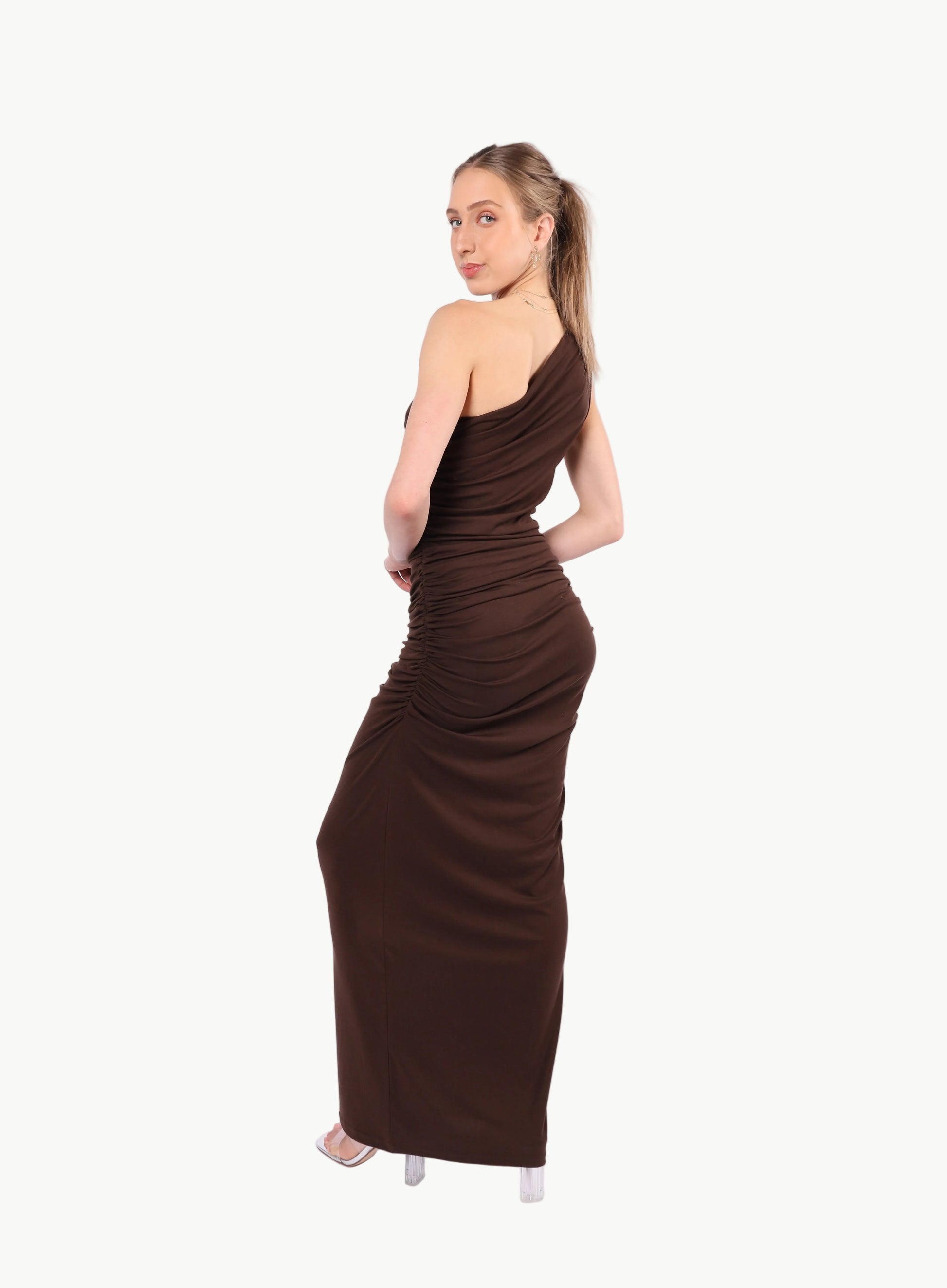 VERA RUCHED MAXI DRESS La Libéré