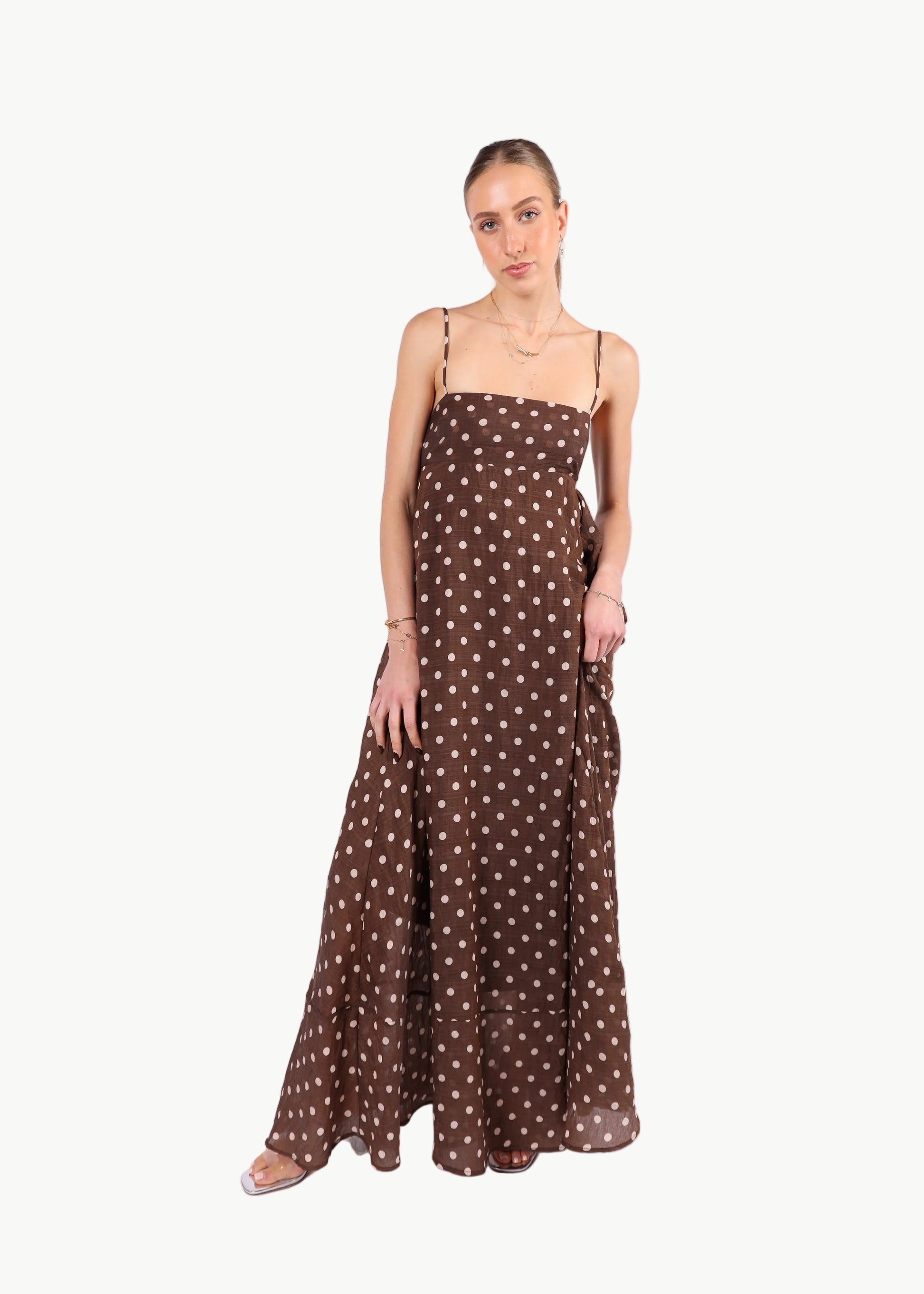 POLKA MUSE MAXI DRESS
