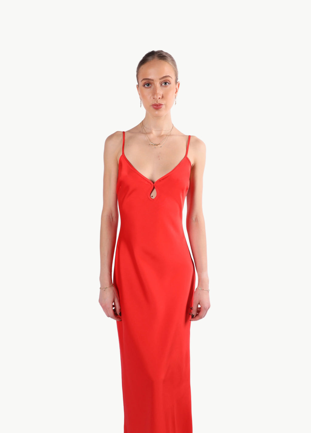 WATERDROP SATIN MIDI DRESS My Store