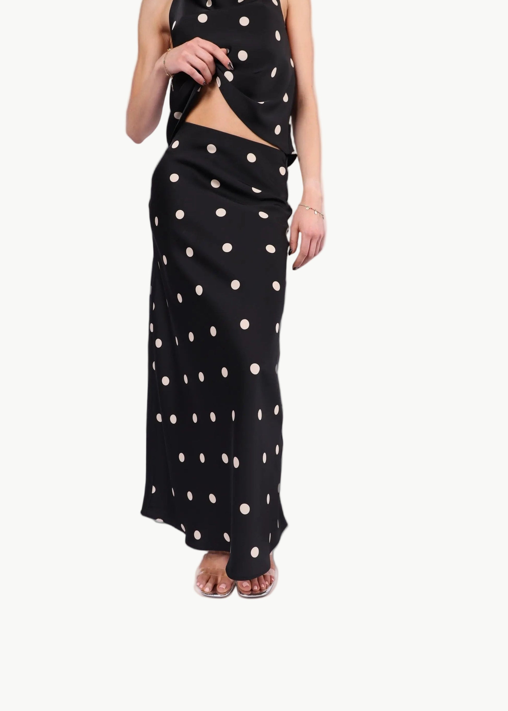 POLKA ALLURE MIDI SKIRT La Libéré