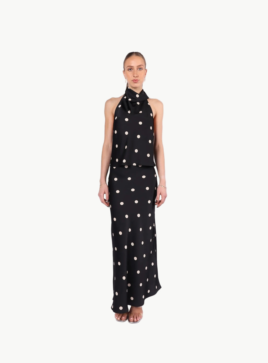POLKA ALLURE MIDI SKIRT La Libéré