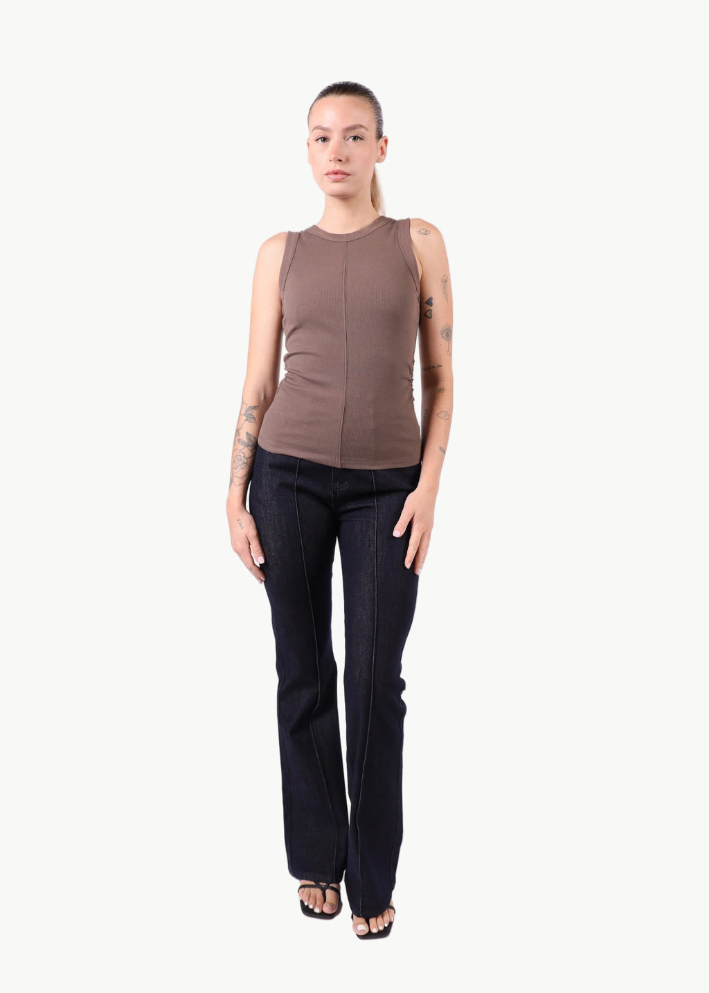 RIBBED VEST TOP La Libéré