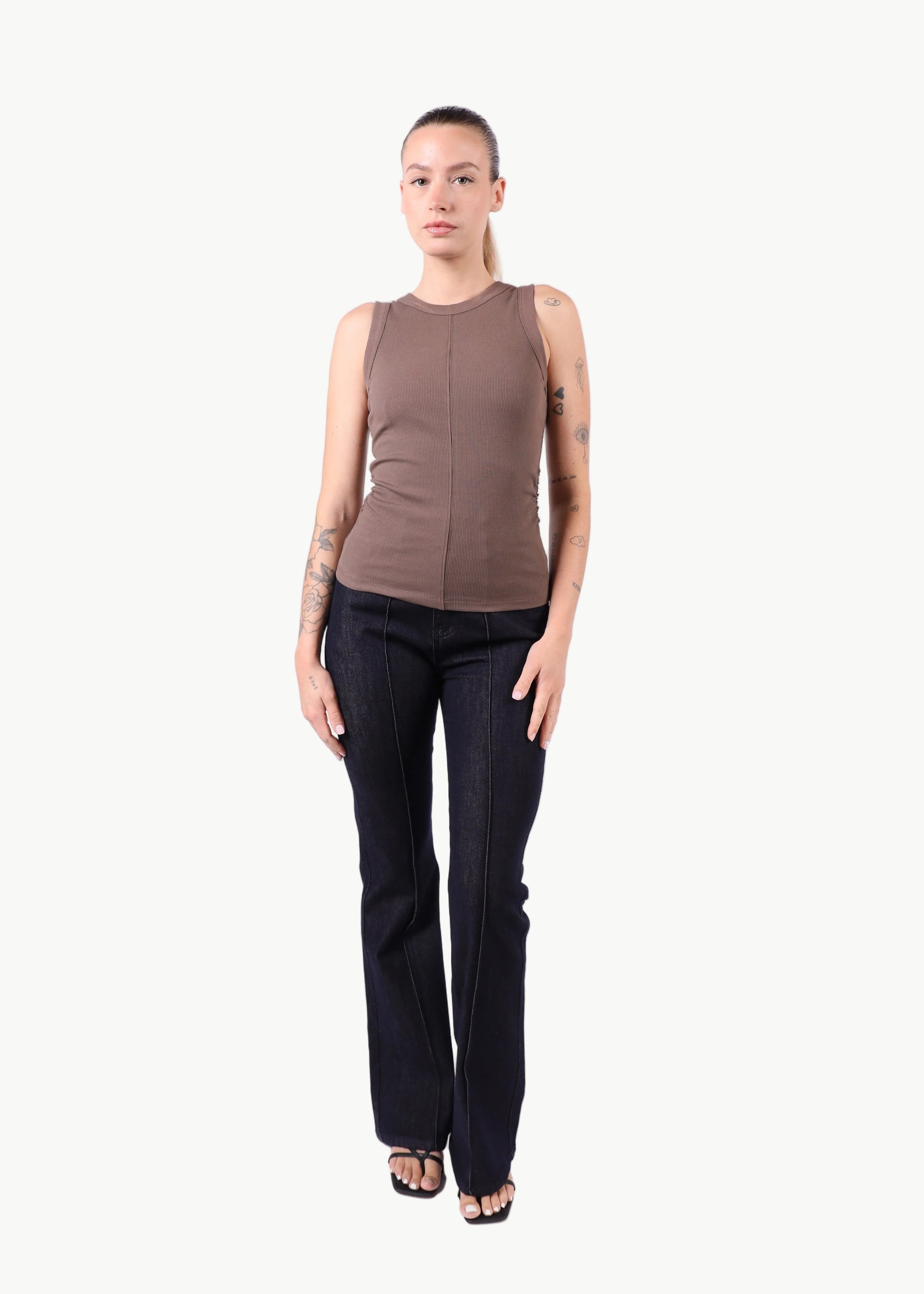 RIBBED VEST TOP La Libéré