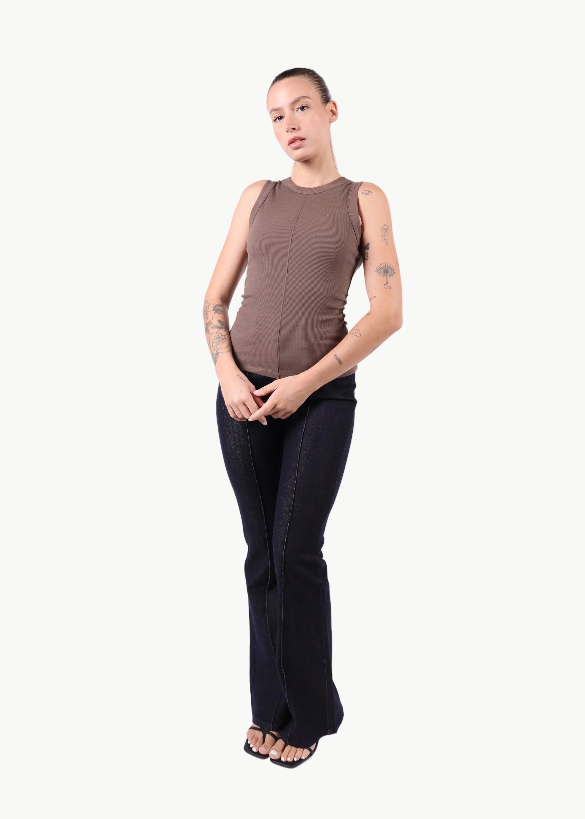 RIBBED VEST TOP La Libéré