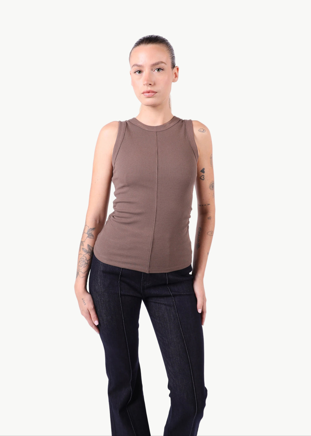 RIBBED VEST TOP La Libéré