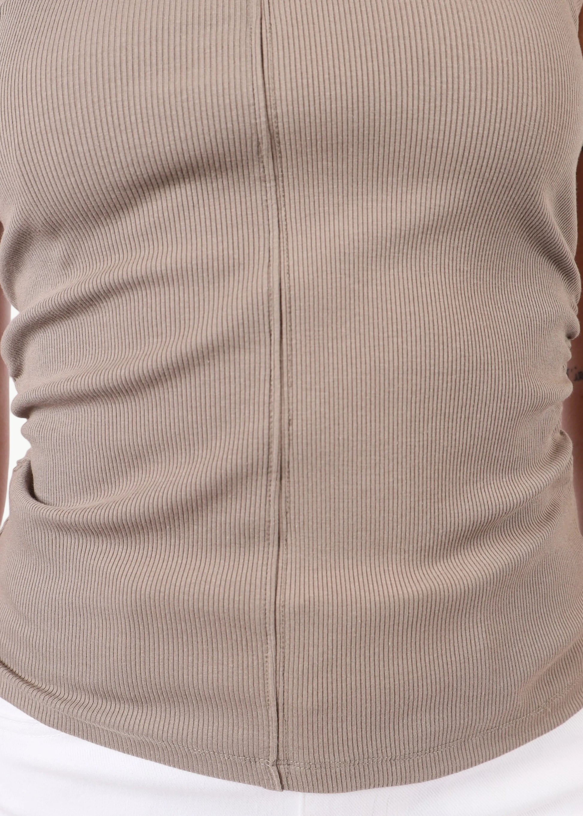 MIRELLE RUCHED RIBBED VEST (Copy) La Libéré