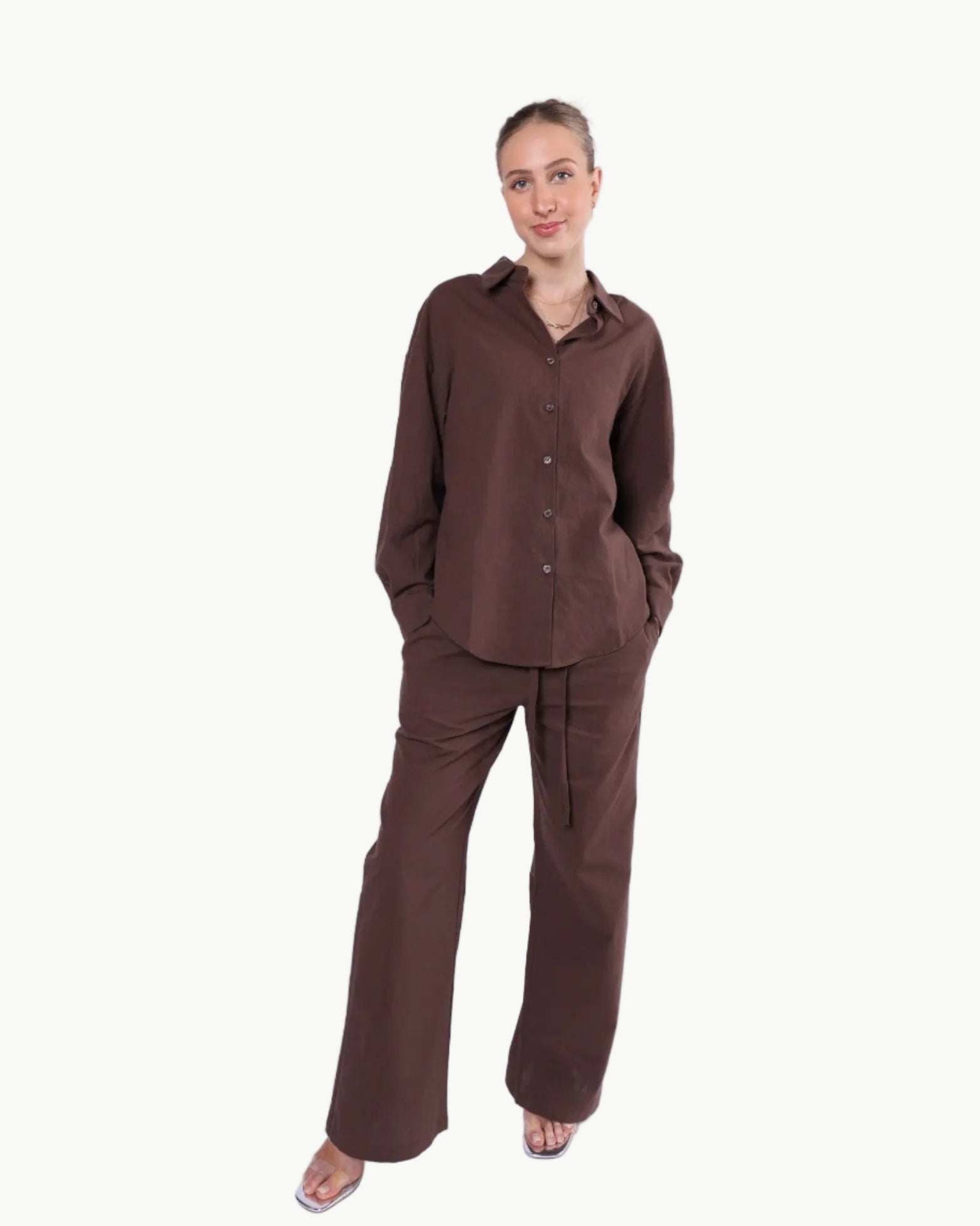 Chocolate Shirt Pants Set My Store