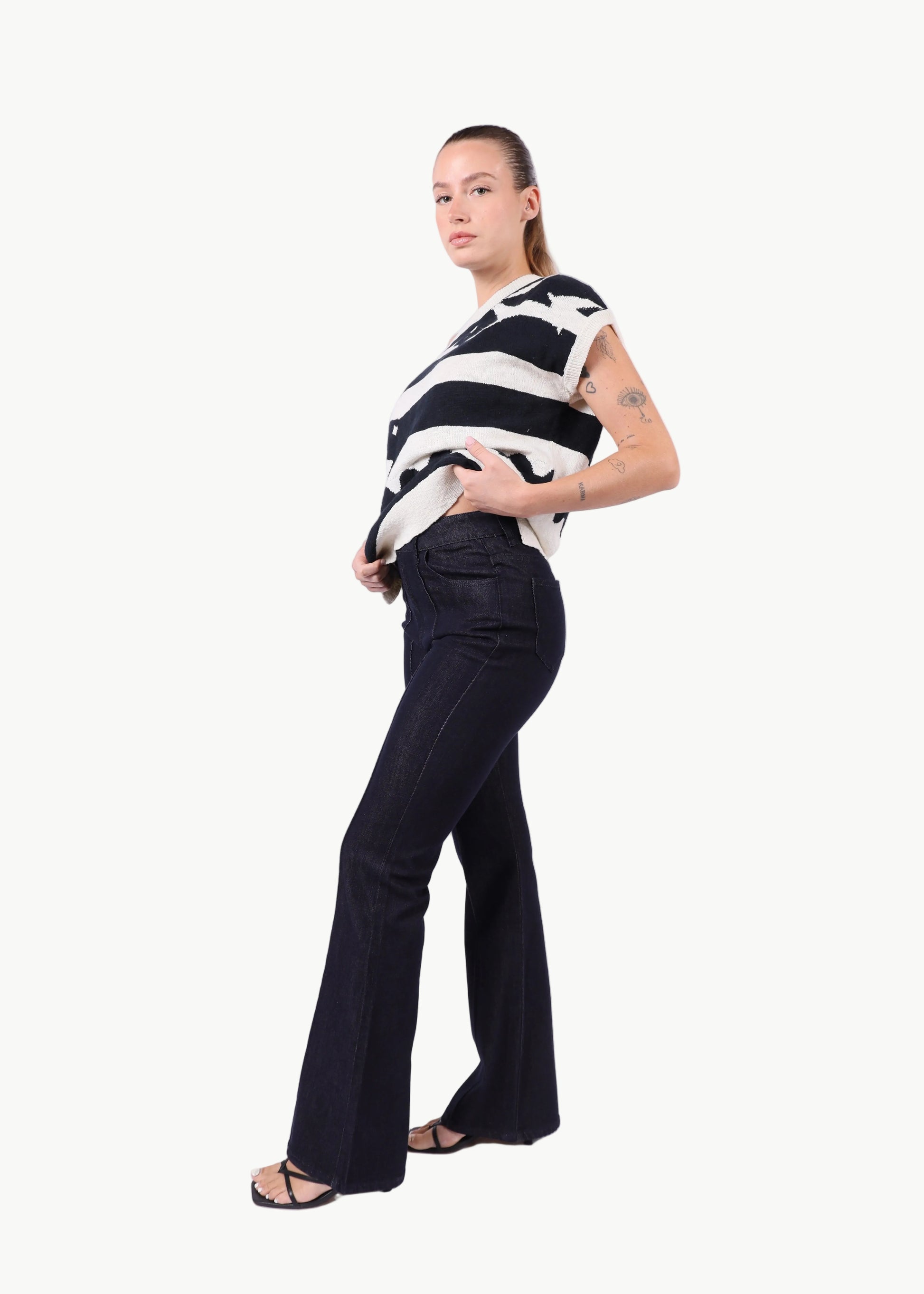 ZARIA FLARE JEANS La Libéré