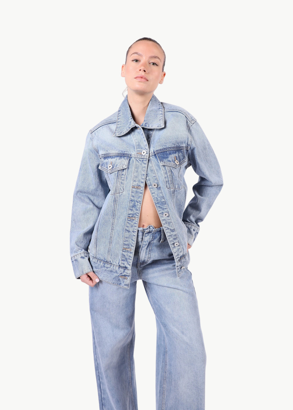 AUBREY OVERSIZED DENIM JACKET La Libéré