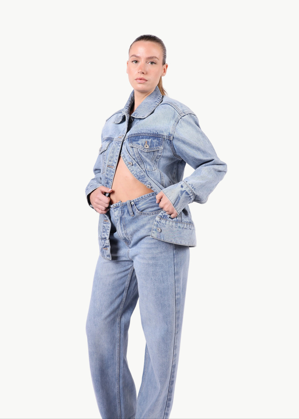 AUBREY OVERSIZED DENIM JACKET La Libéré