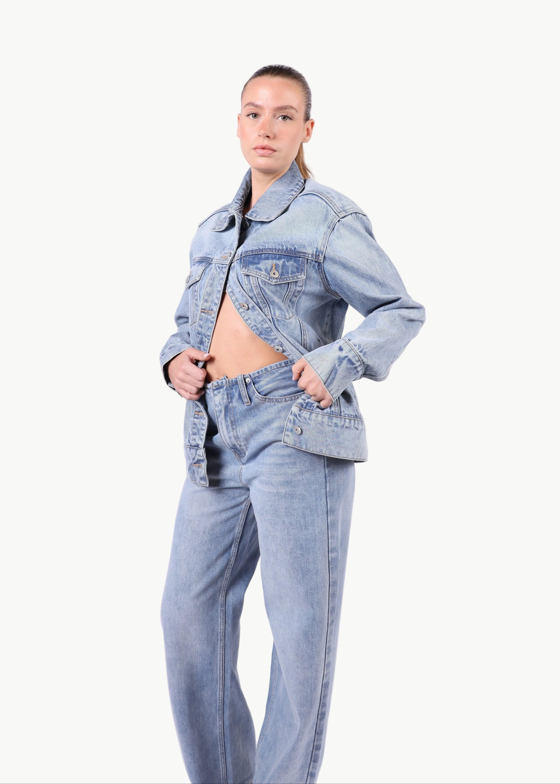 AUBREY OVERSIZED DENIM JACKET La Libéré