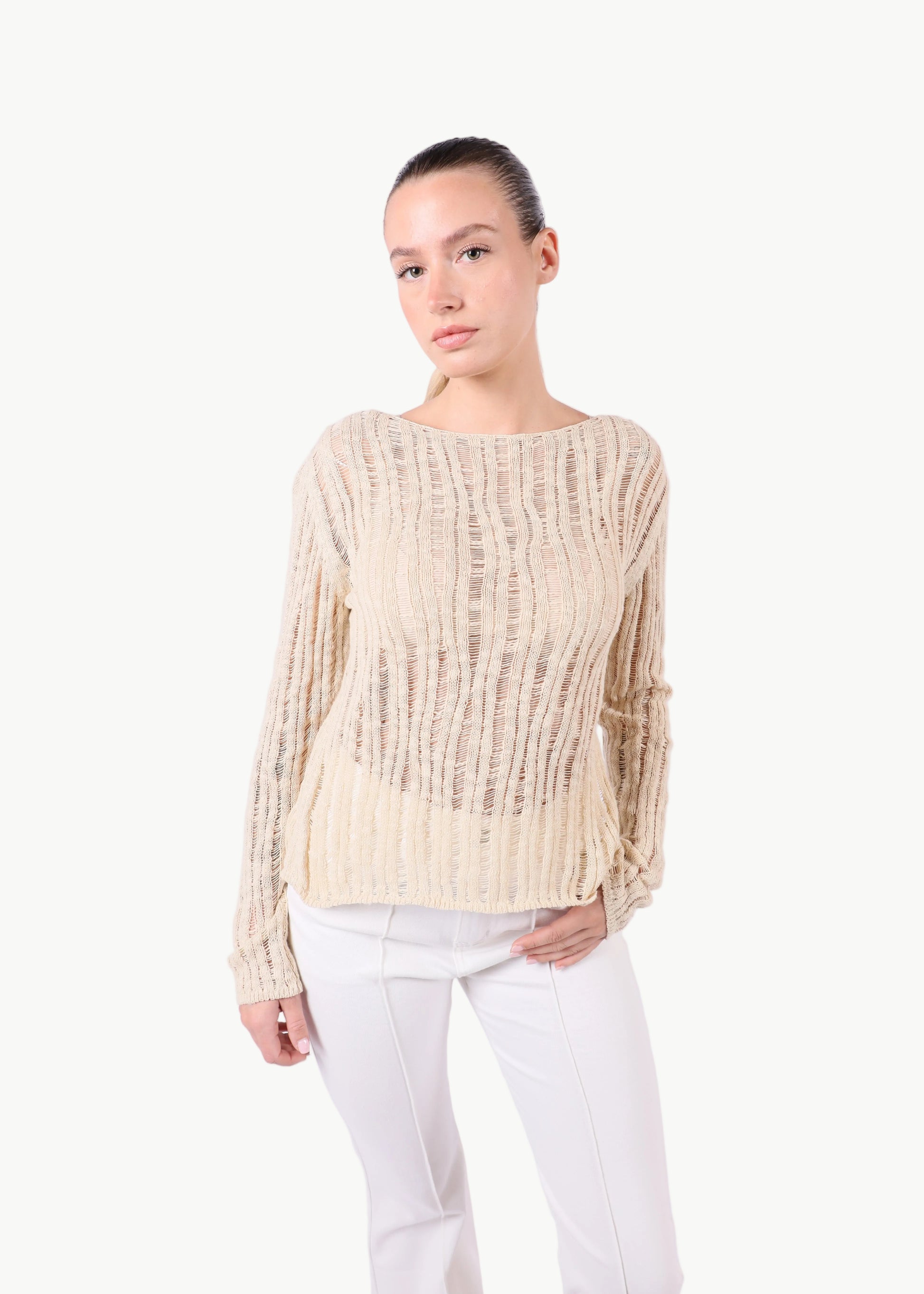COTTON KNIT TOP (Copy) La Libéré
