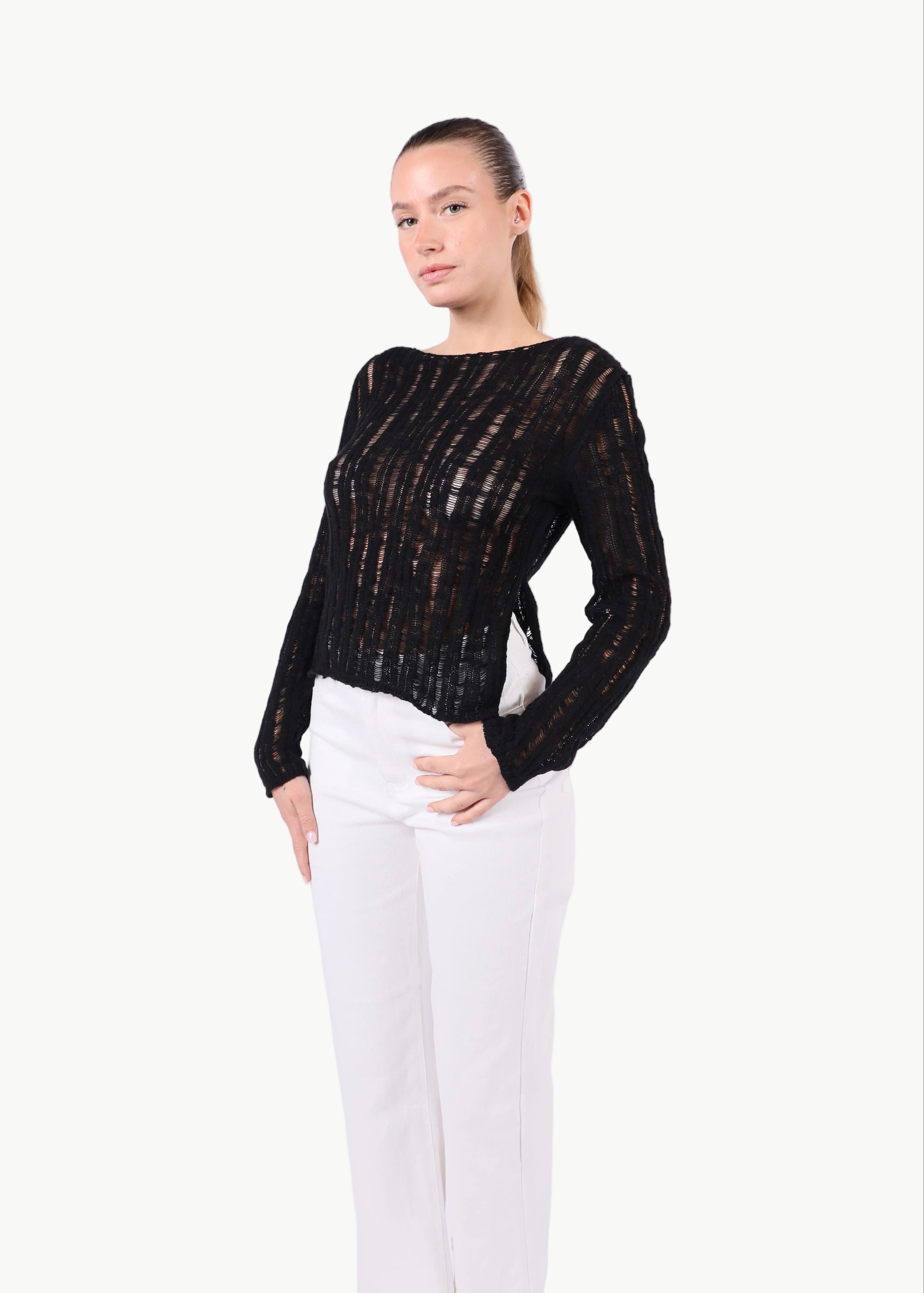 COTTON KNIT TOP (Copy) (Copy) La Libéré