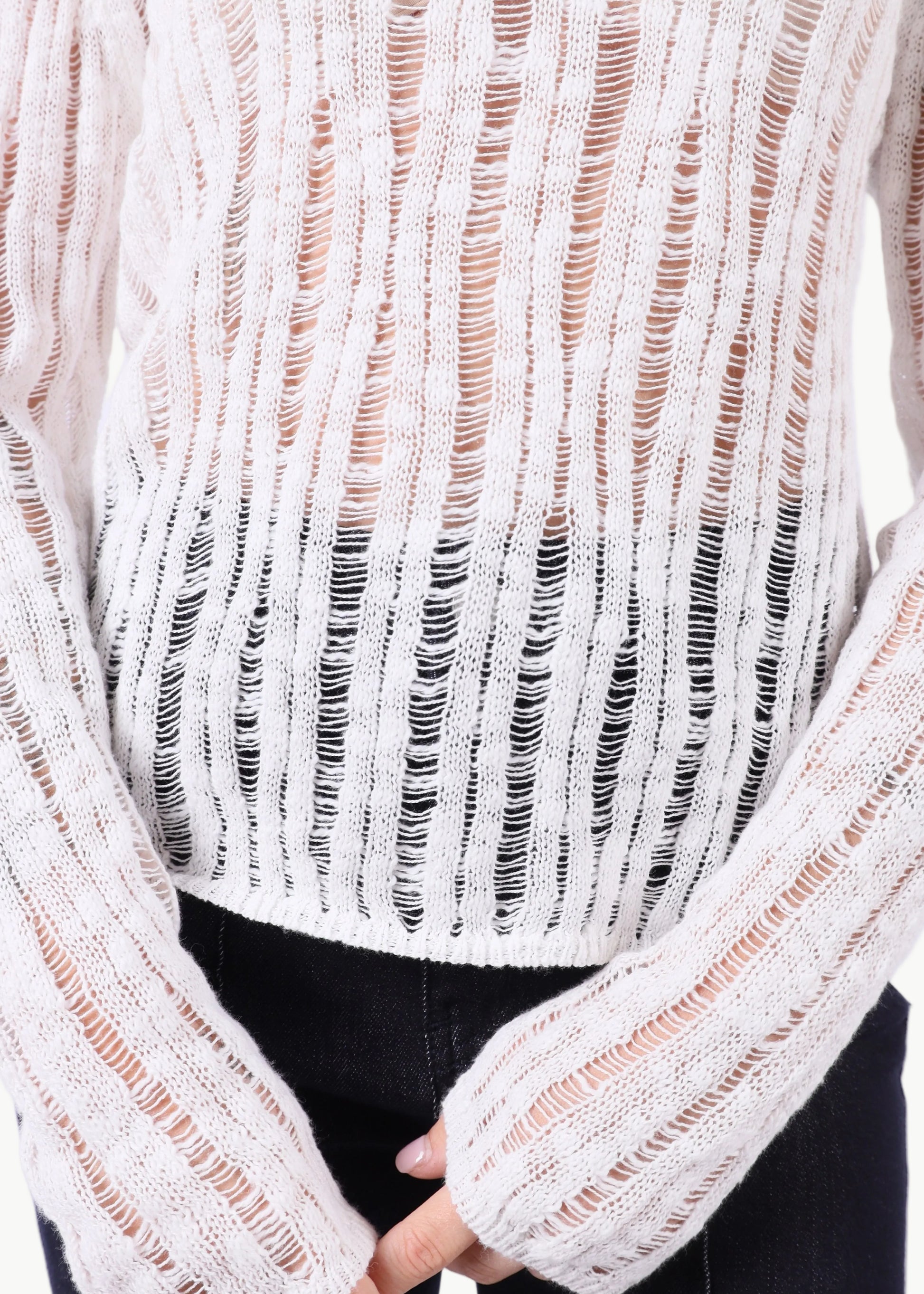 COTTON KNIT TOP La Libéré
