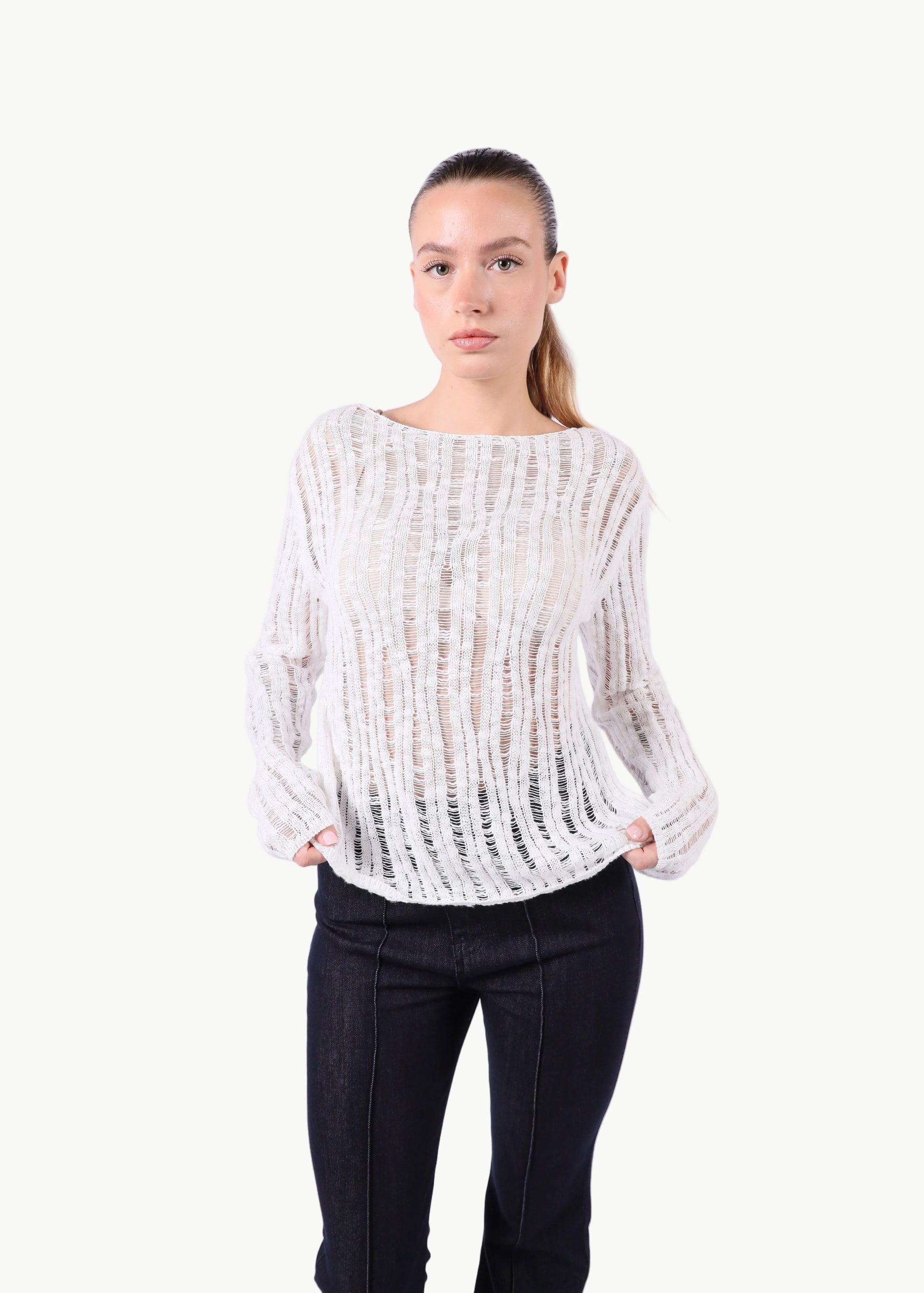 COTTON KNIT TOP La Libéré