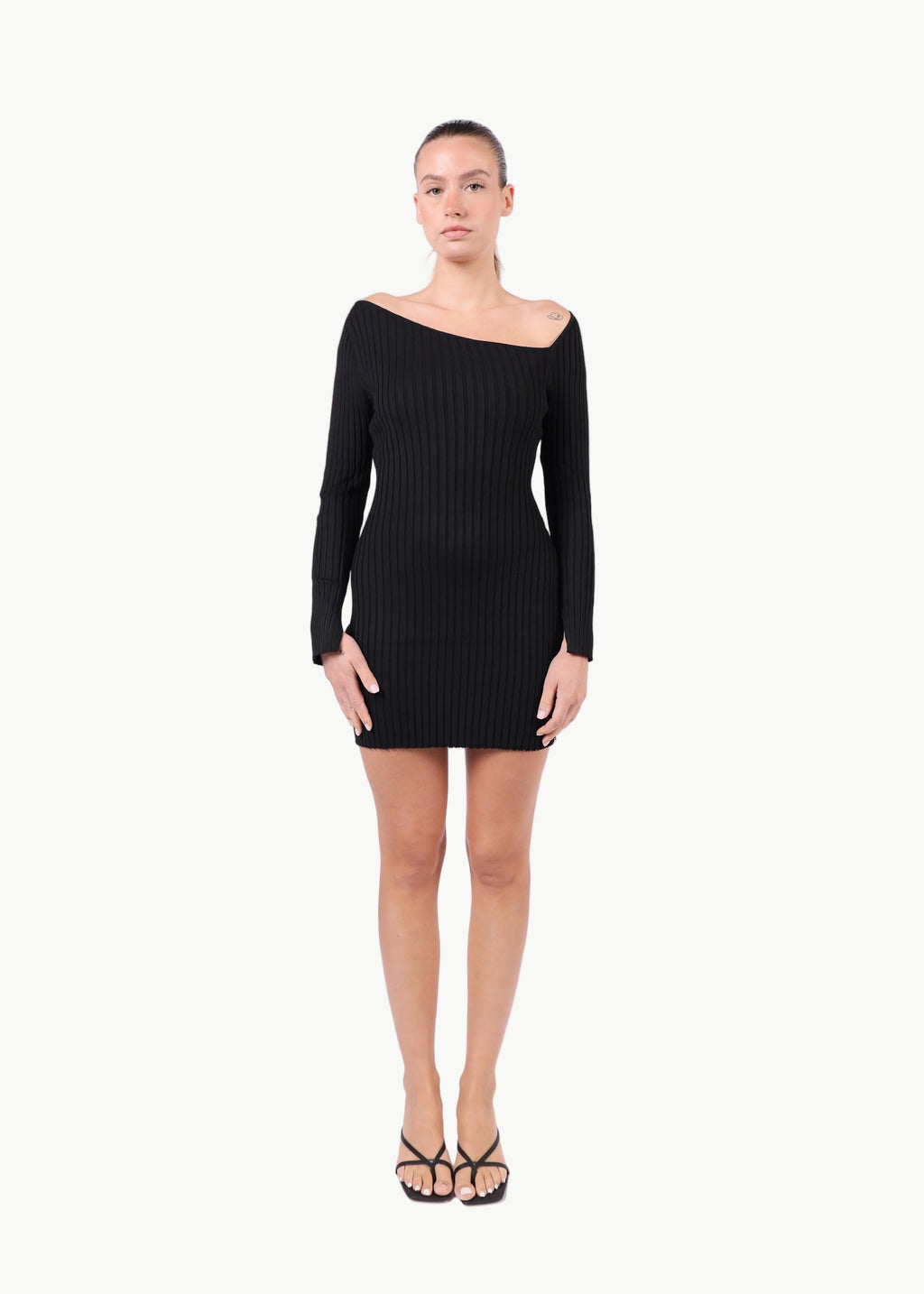 VANYA ASYMMETRICAL KNIT DRESS My Store